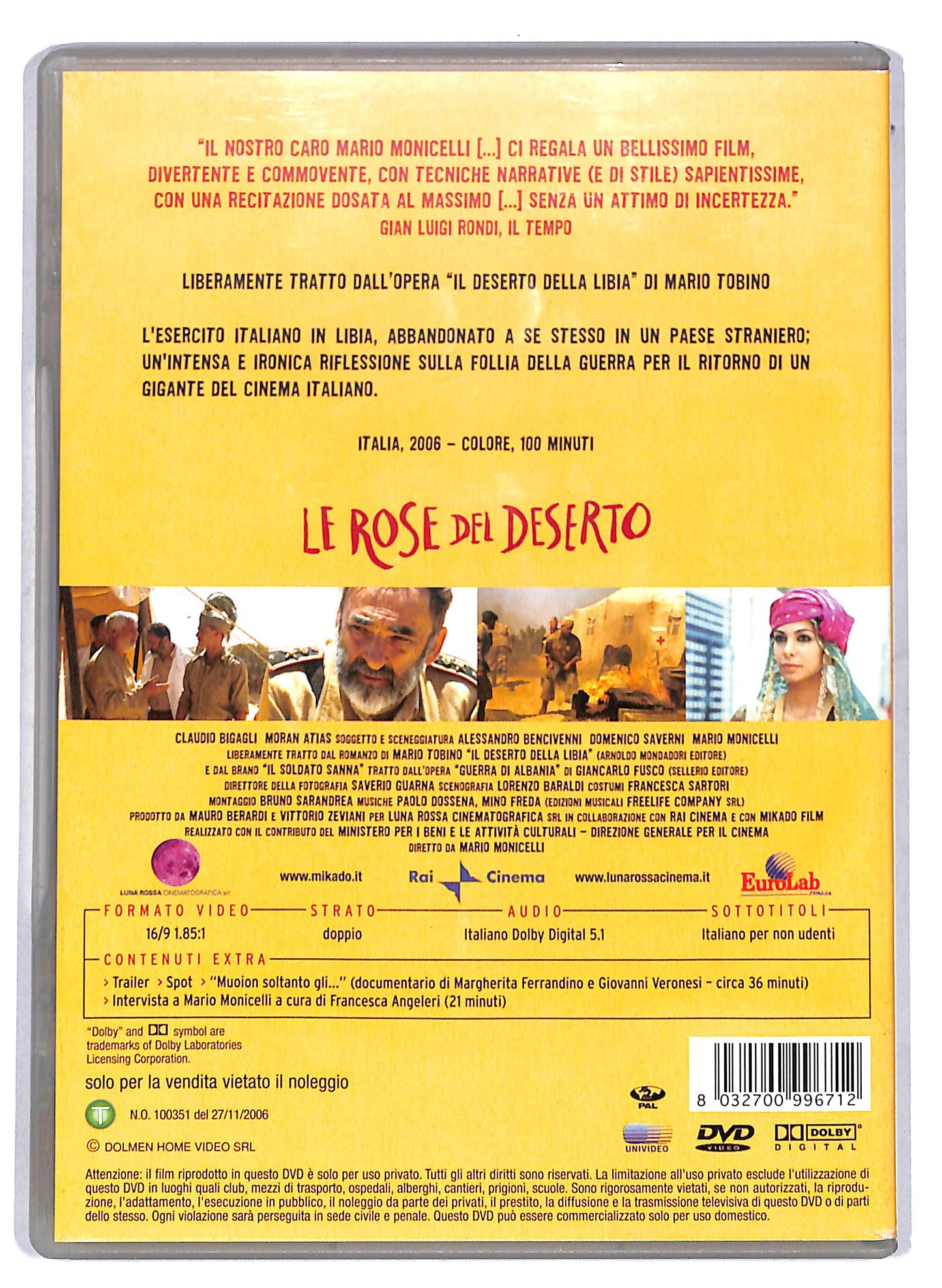 EBOND Le rose del deserto DVD D809341