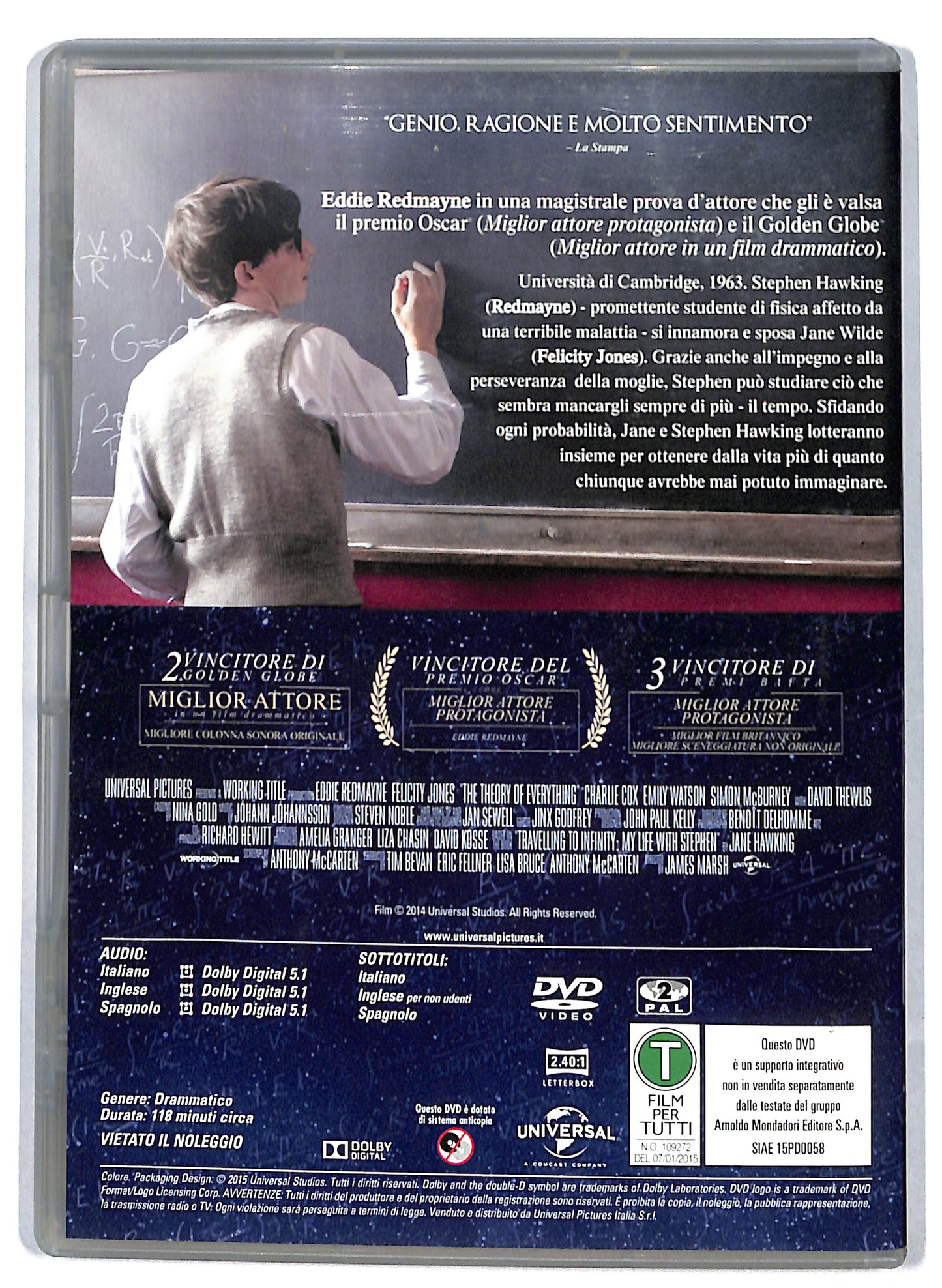 EBOND La teoria del tutto EDITORIALE DVD D809459