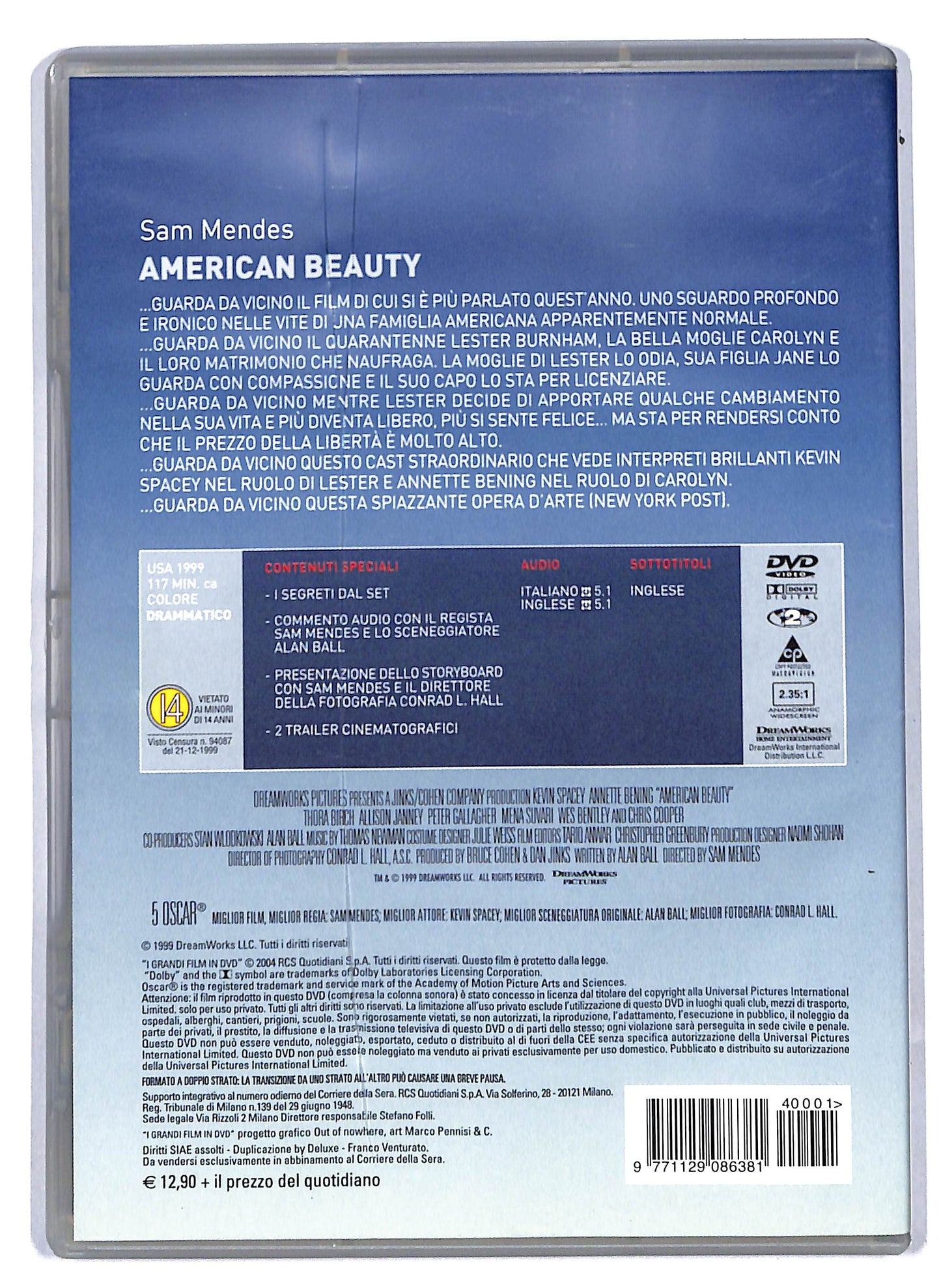 EBOND American Beauty EDITORIALE DVD D809506