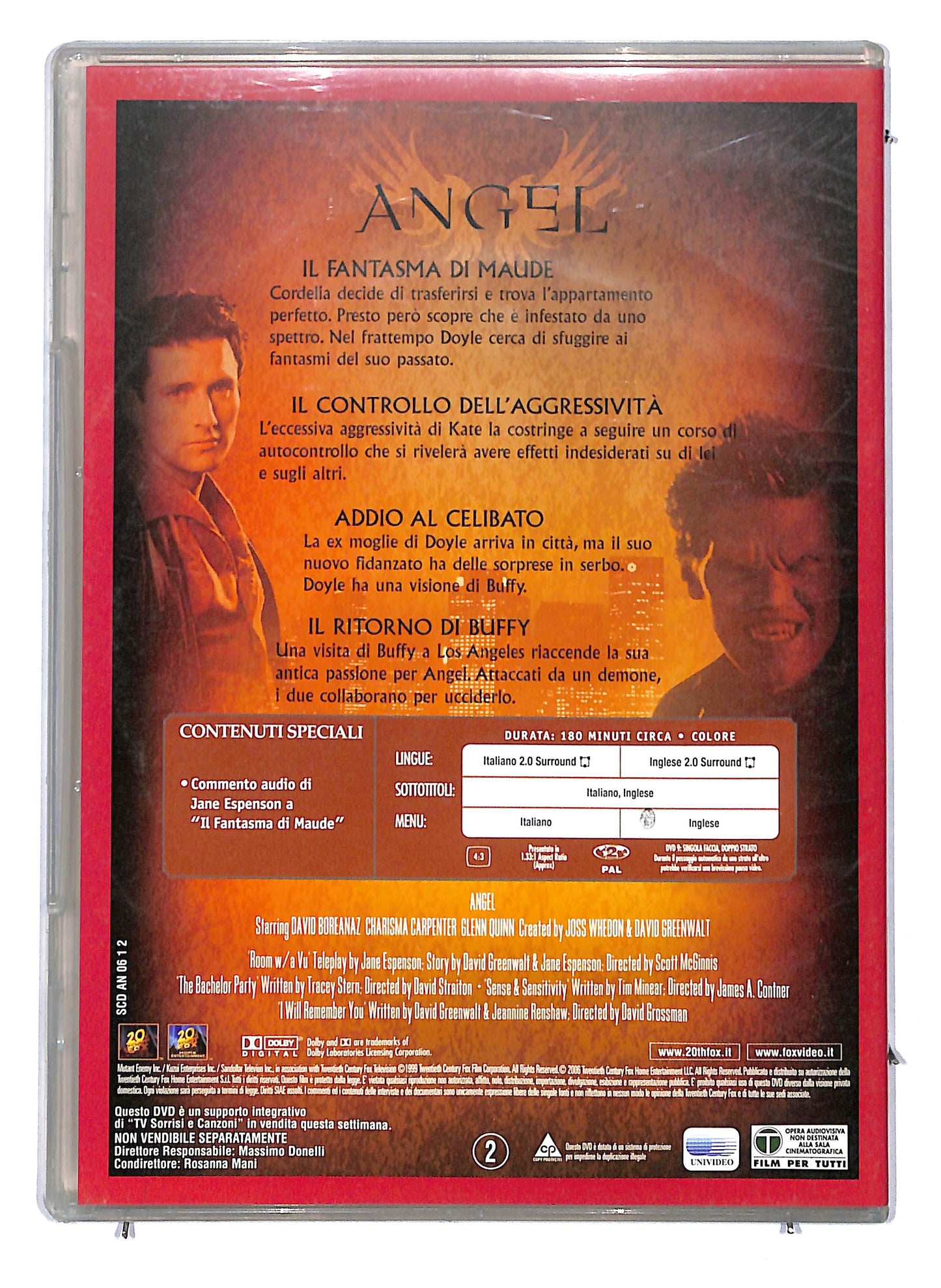 EBOND Angel  Stagione Uno  disco 2 EDITORIALE DVD D809513