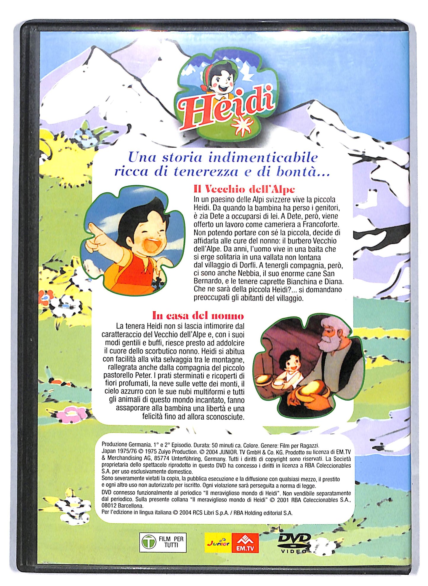 EBOND Heidi vol. 1 - il vecchio dell'alpe, in casa del nonno EDITORIALE DVD D809527