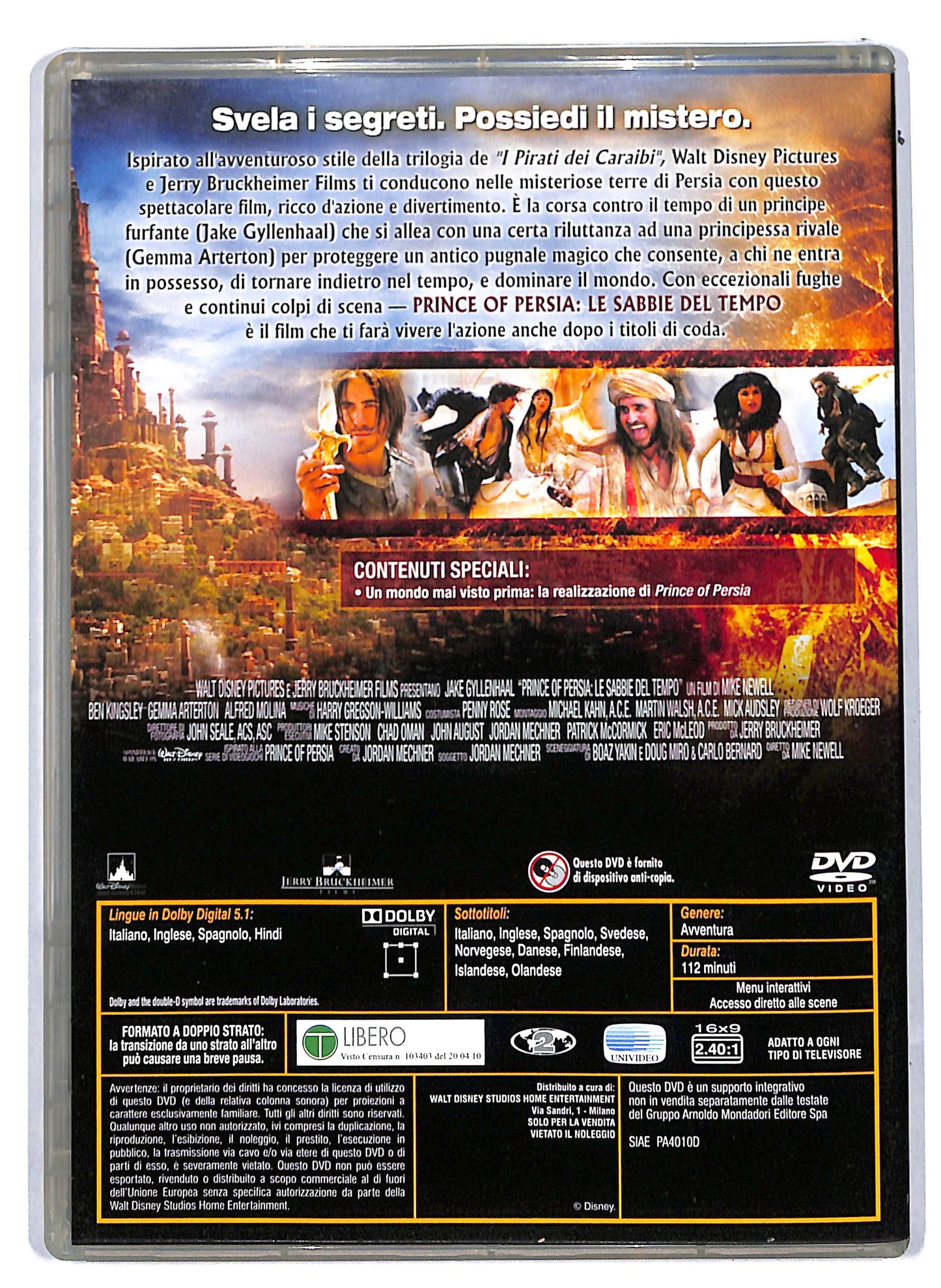 EBOND Prince of Persia - Le sabbie del tempo EDITORIALE DVD D809624