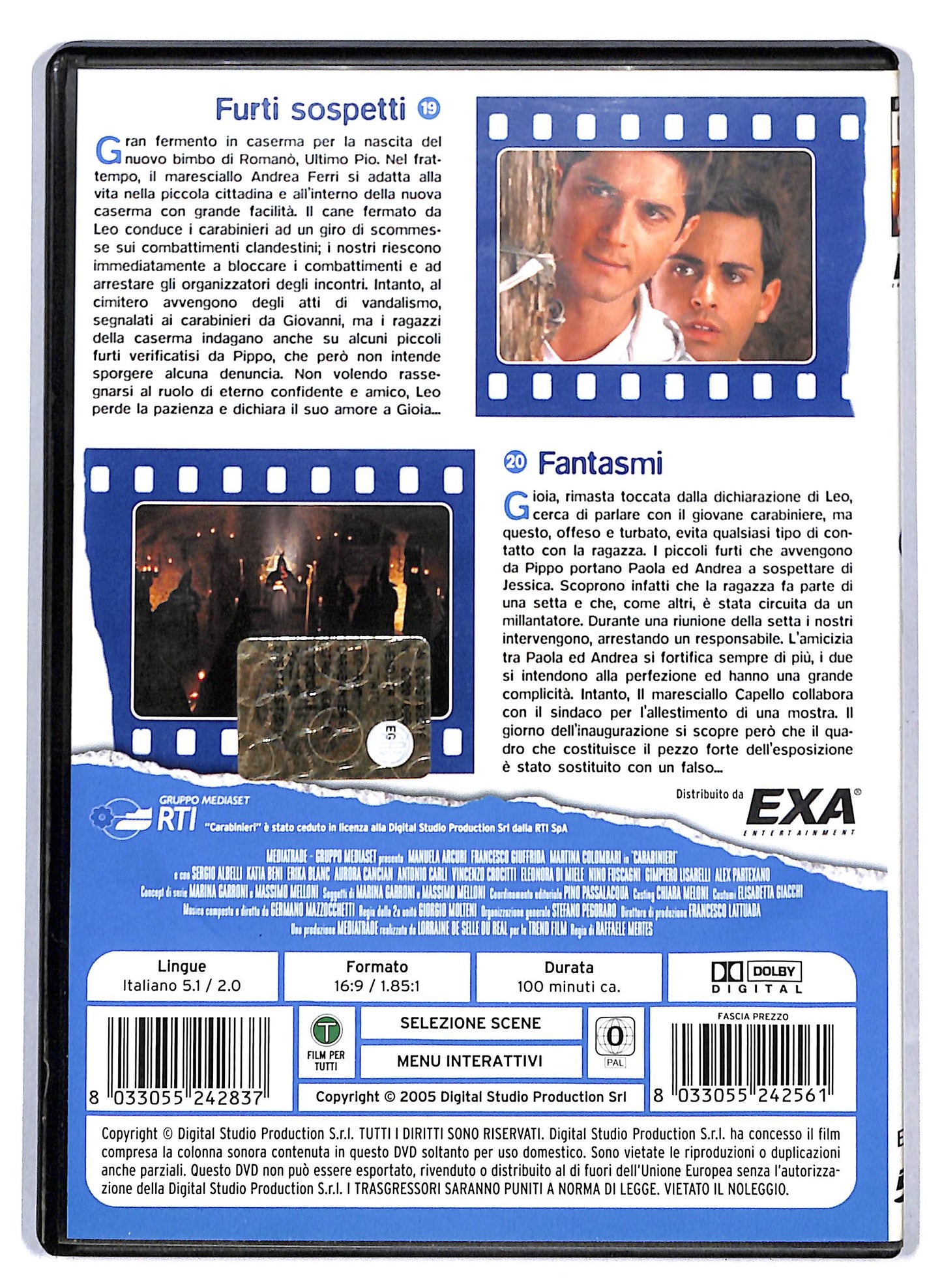 EBOND Carabinieri volume 10  EDITORIALE  DVD D809634