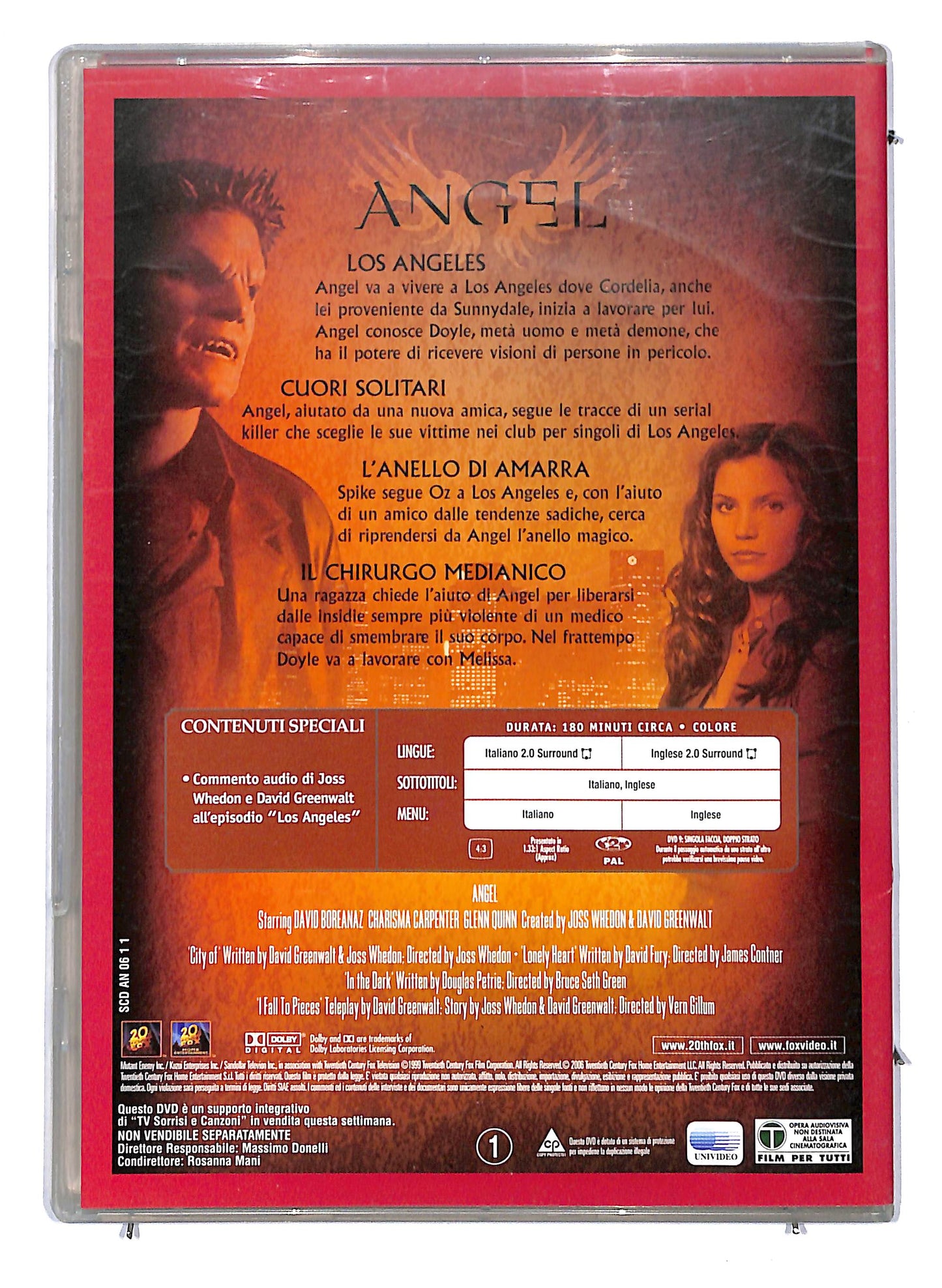 EBOND Angel stagione 1 disco 1 EDITORIALE DVD D809644