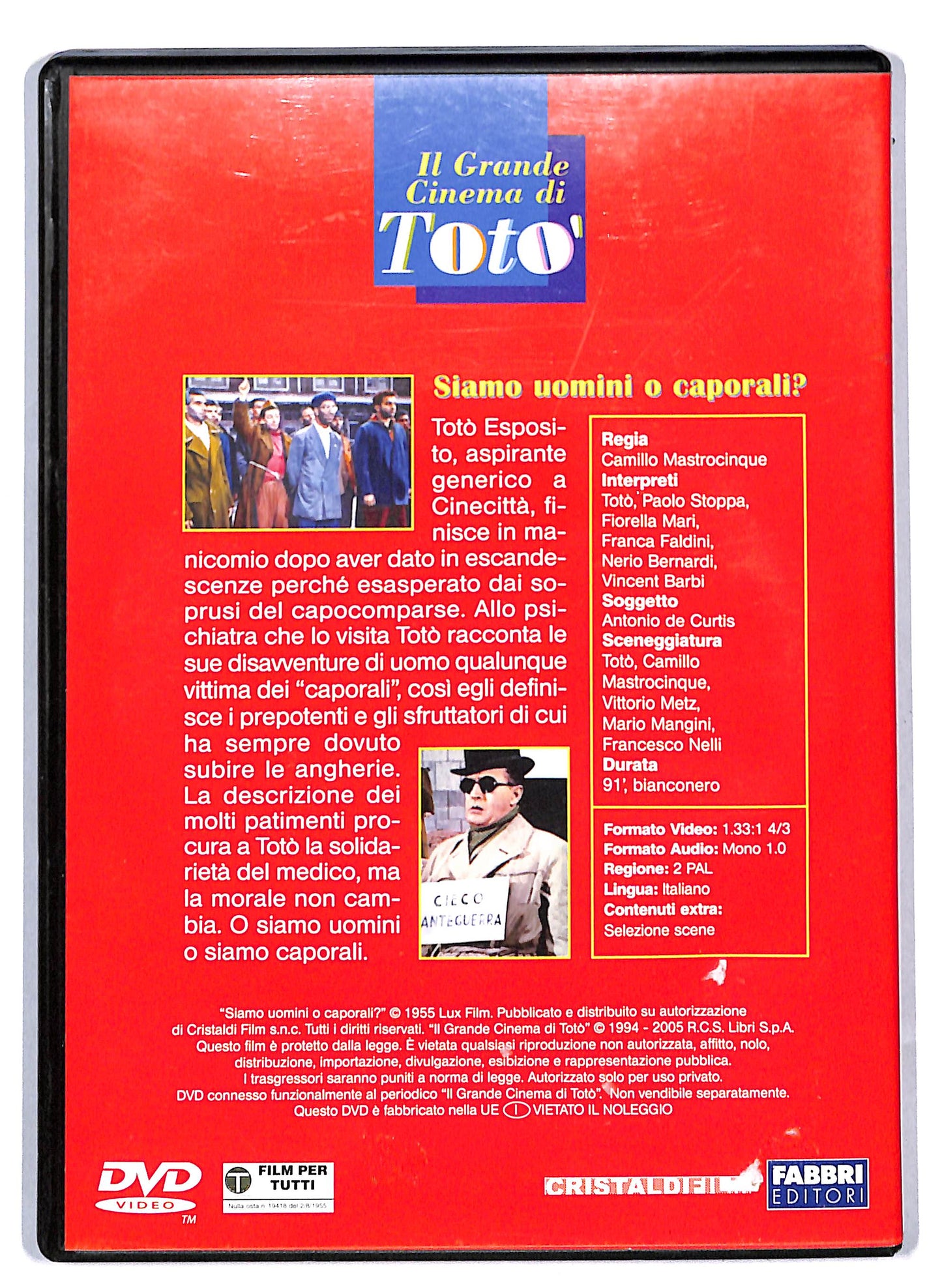 EBOND Siamo uomini o caporali EDITORIALE DVD D809650
