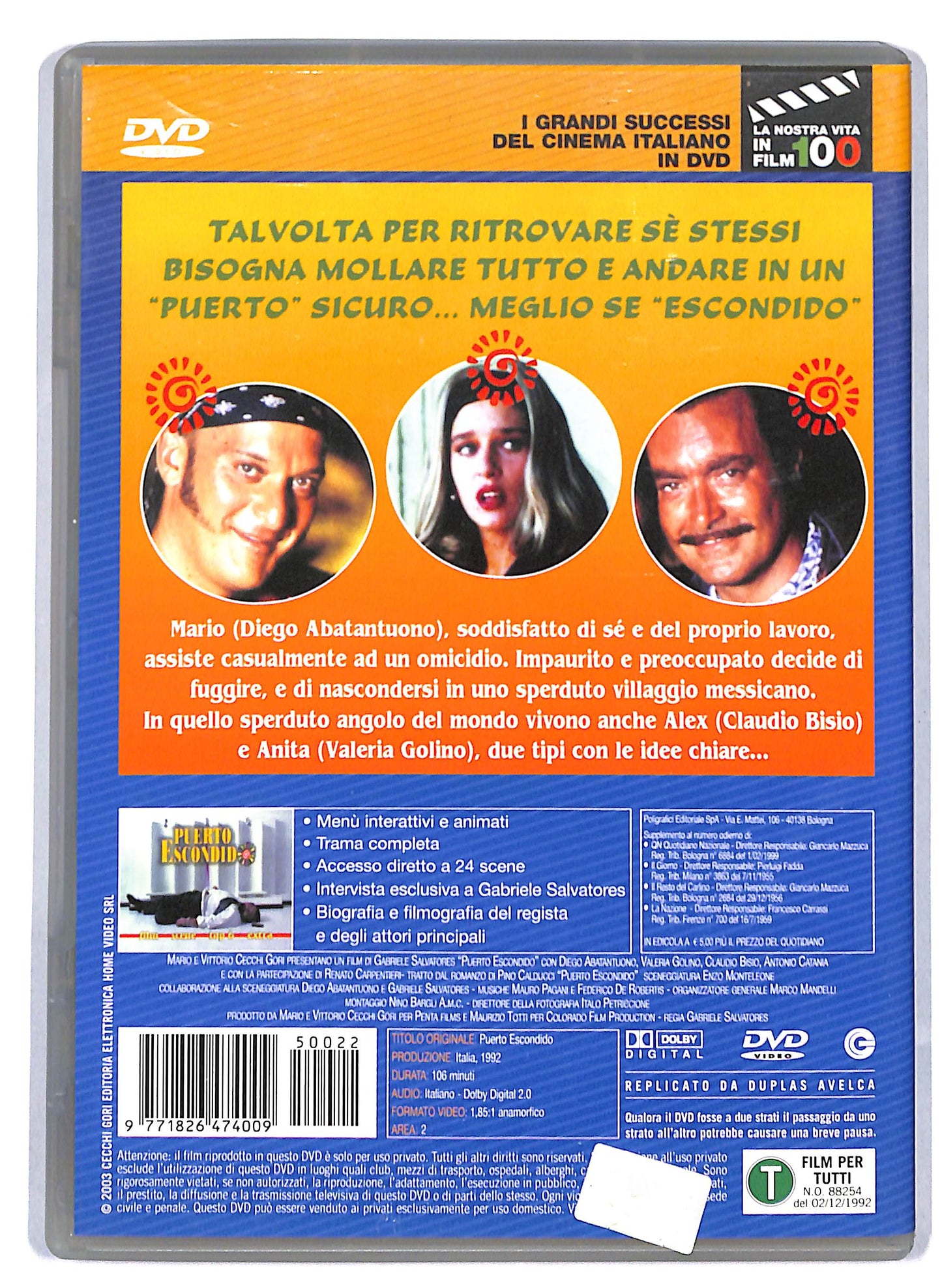 EBOND Puerto Escondido EDITORIALE DVD D809651