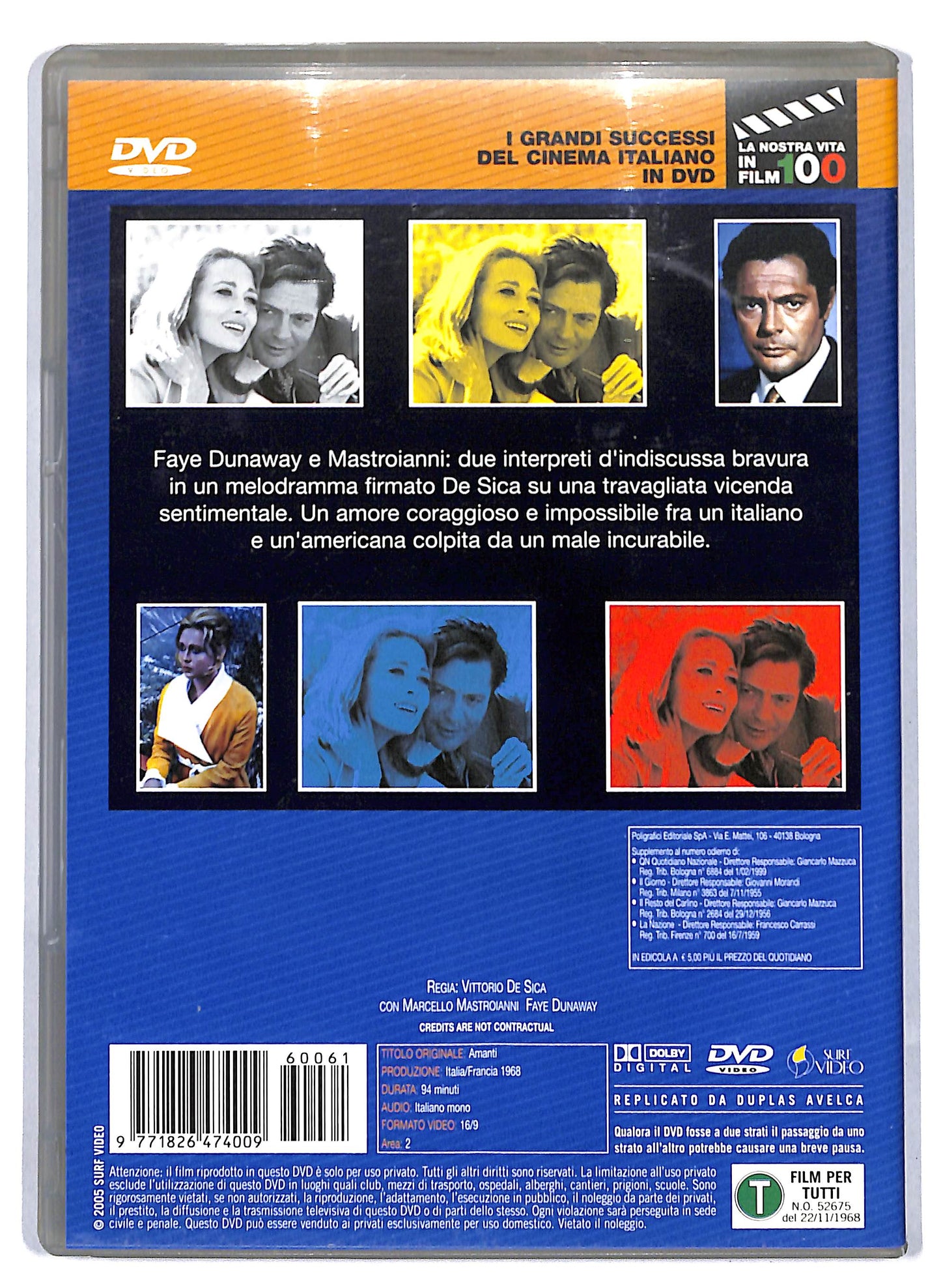 EBOND Amanti EDITORIALE DVD D809664