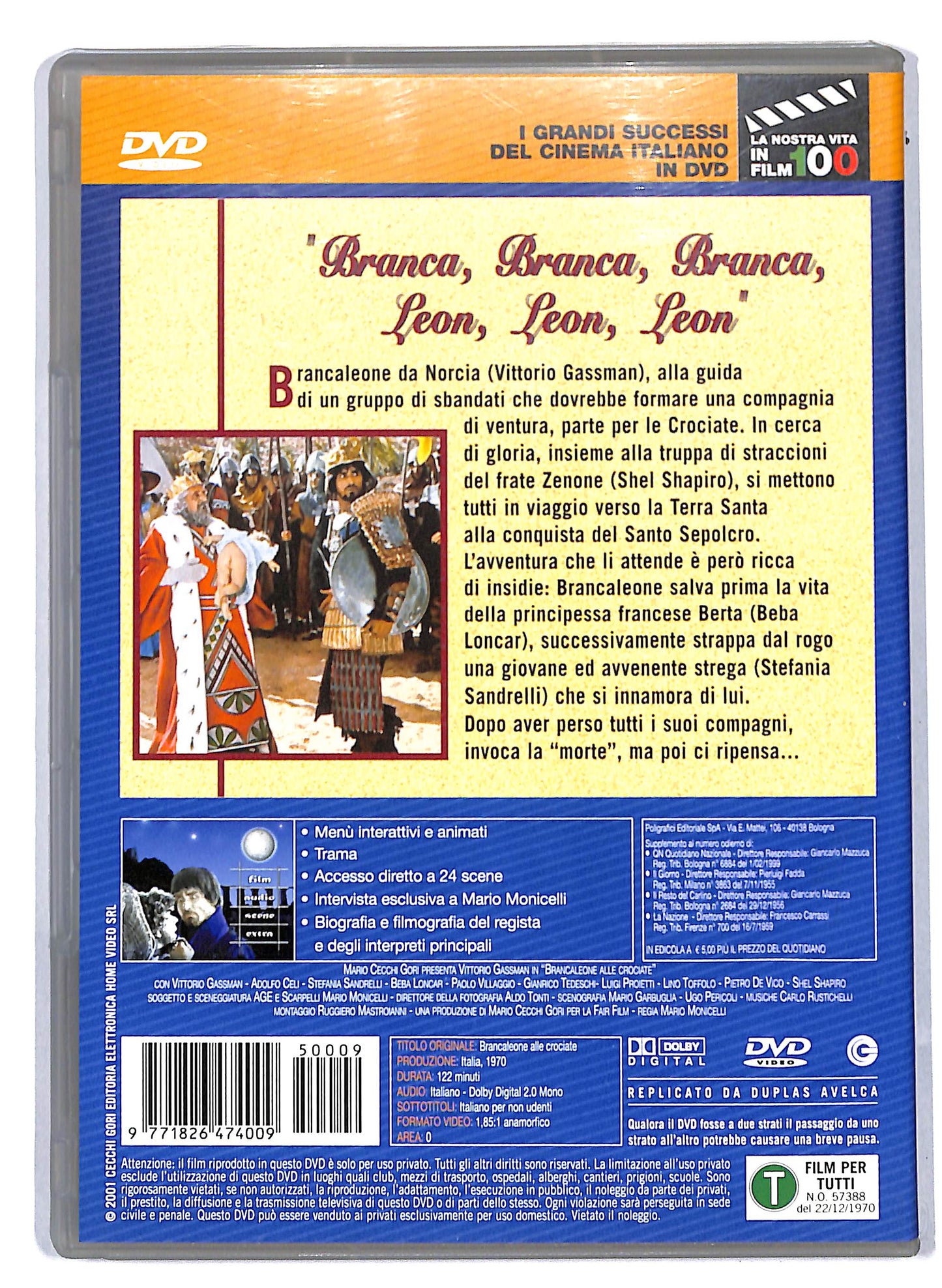 EBOND Brancaleone alle crociate EDITORIALE DVD D809666