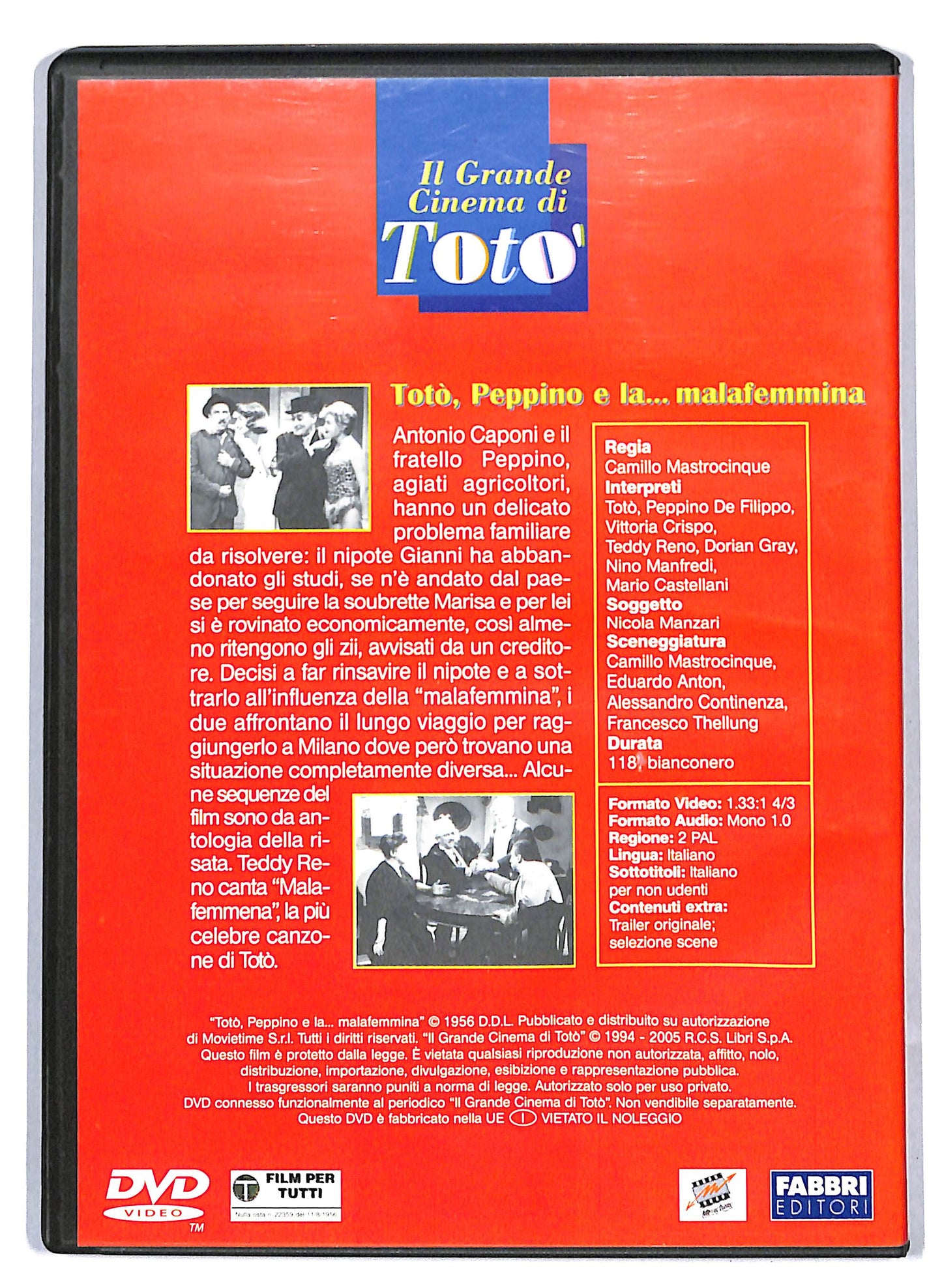 EBOND Toto, Peppino e la... malafemmina EDITORIALE DVD D809704