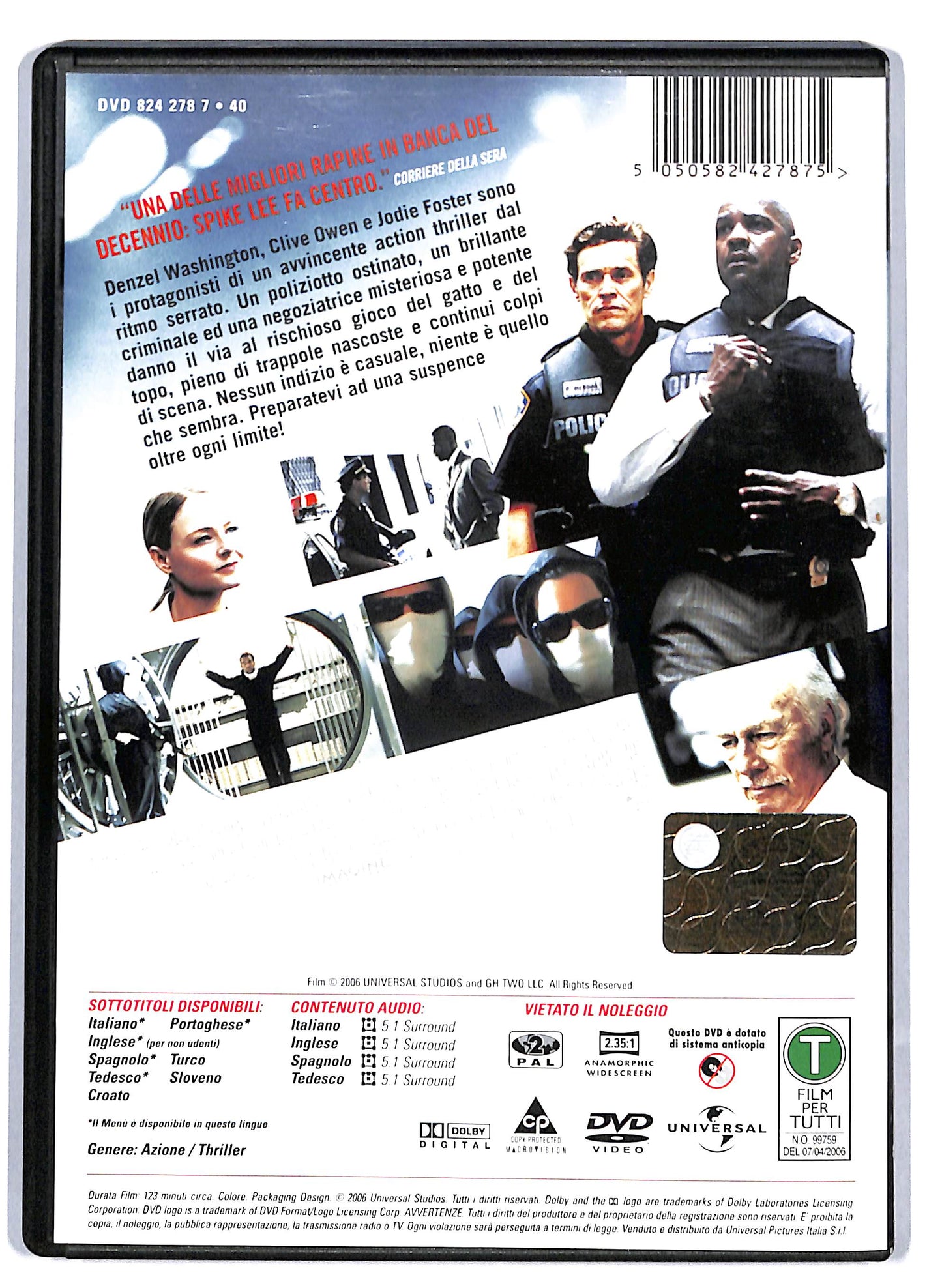 EBOND Inside Man DVD D809721