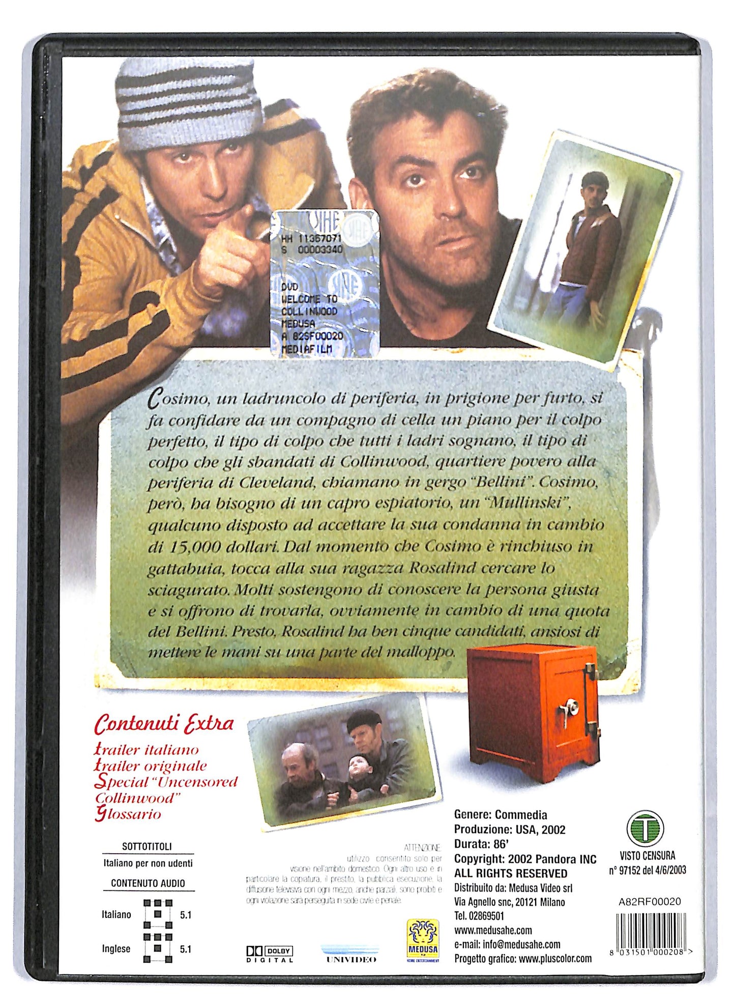 EBOND Welcome to Collinwood NOLEGGIO DVD D809750