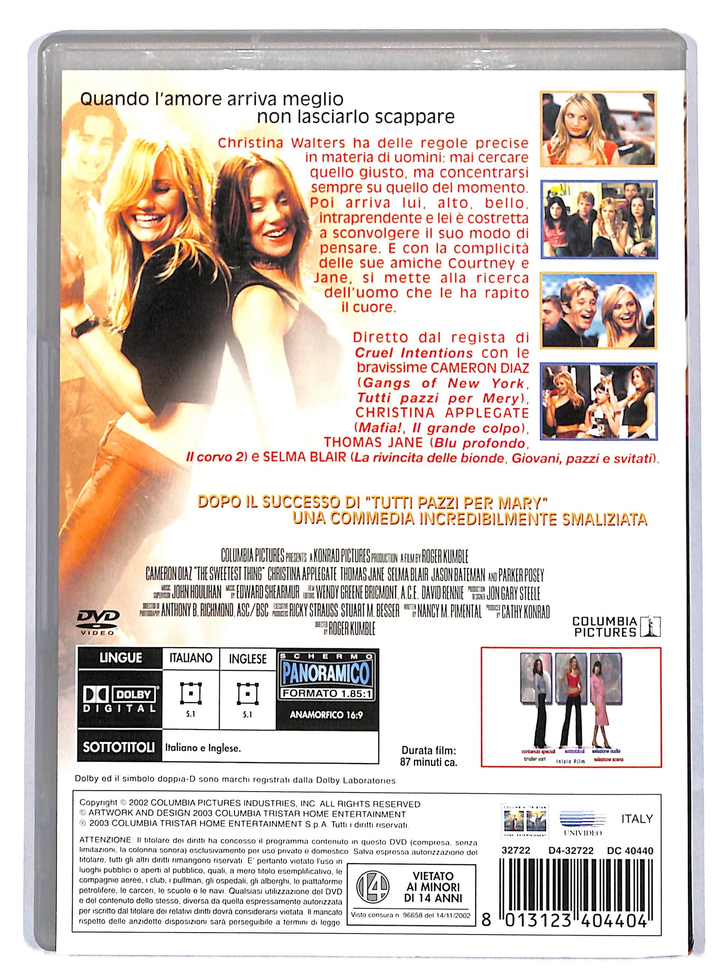 EBOND La cosa piu dolce... NOLEGGIO DVD D809764