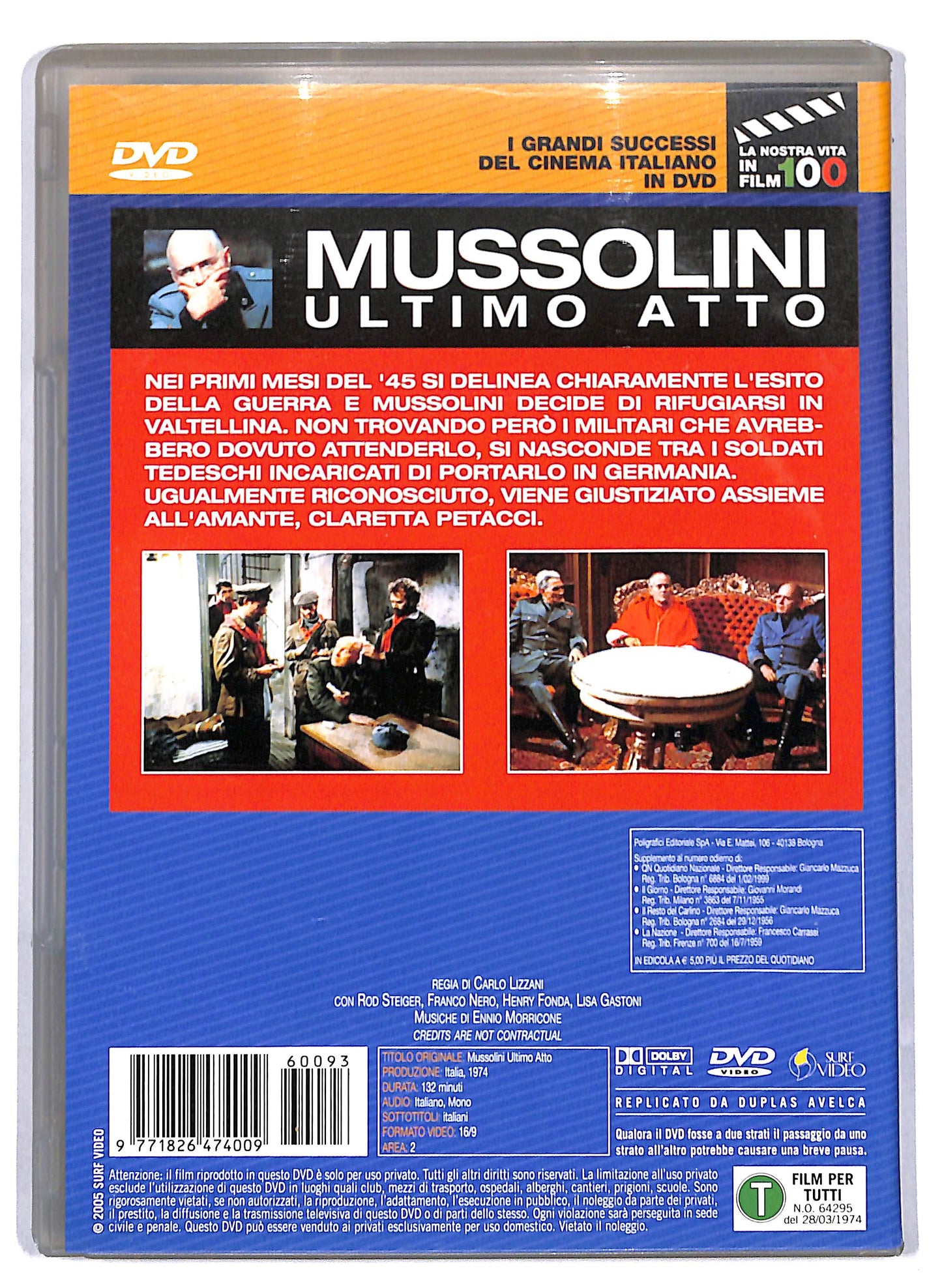 EBOND Mussolini ultimo atto EDITORIALE DVD D809804