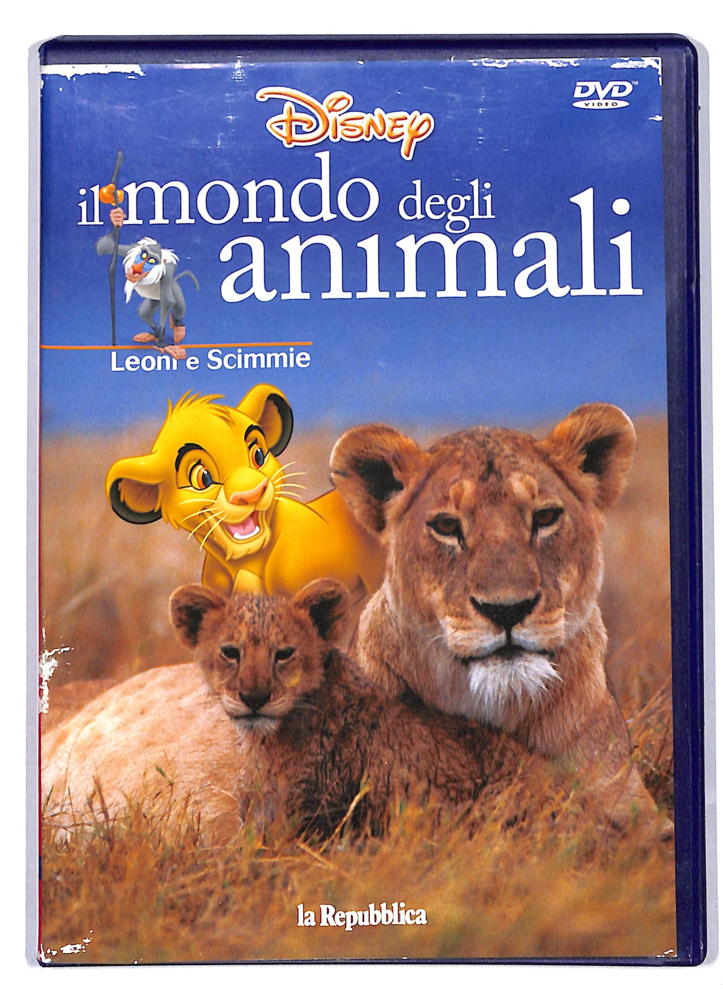 EBOND Il mondo degli animali - Leoni e Scimmie VOL1 EDITORIALE DVD D809829