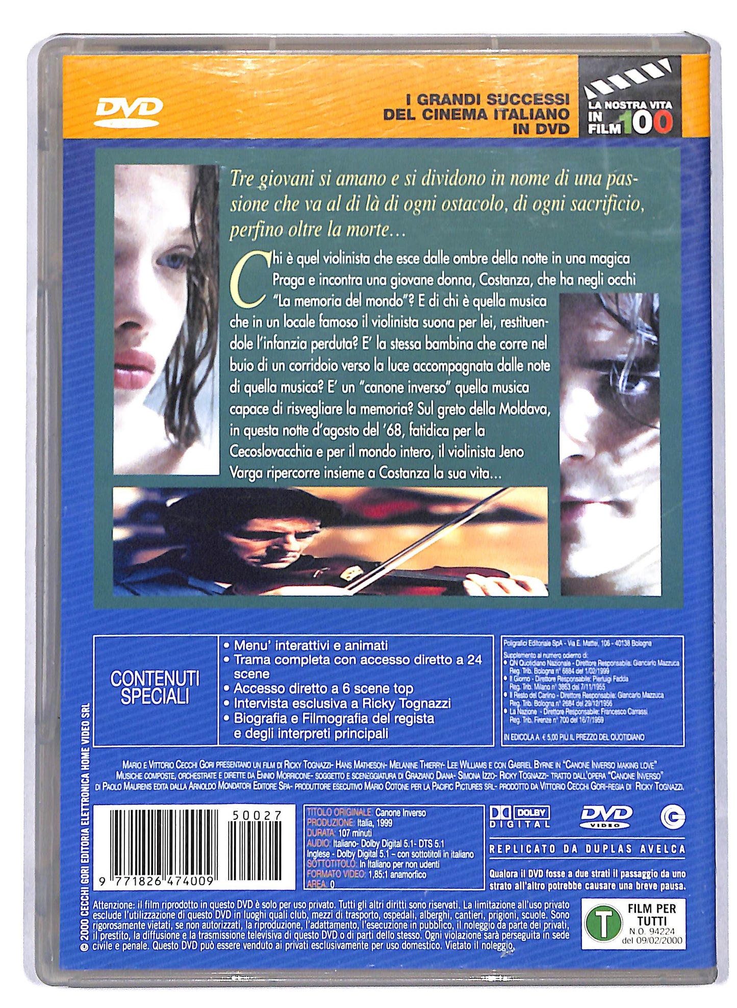 EBOND Canone inverso - Making Love EDITORIALE DVD D809933