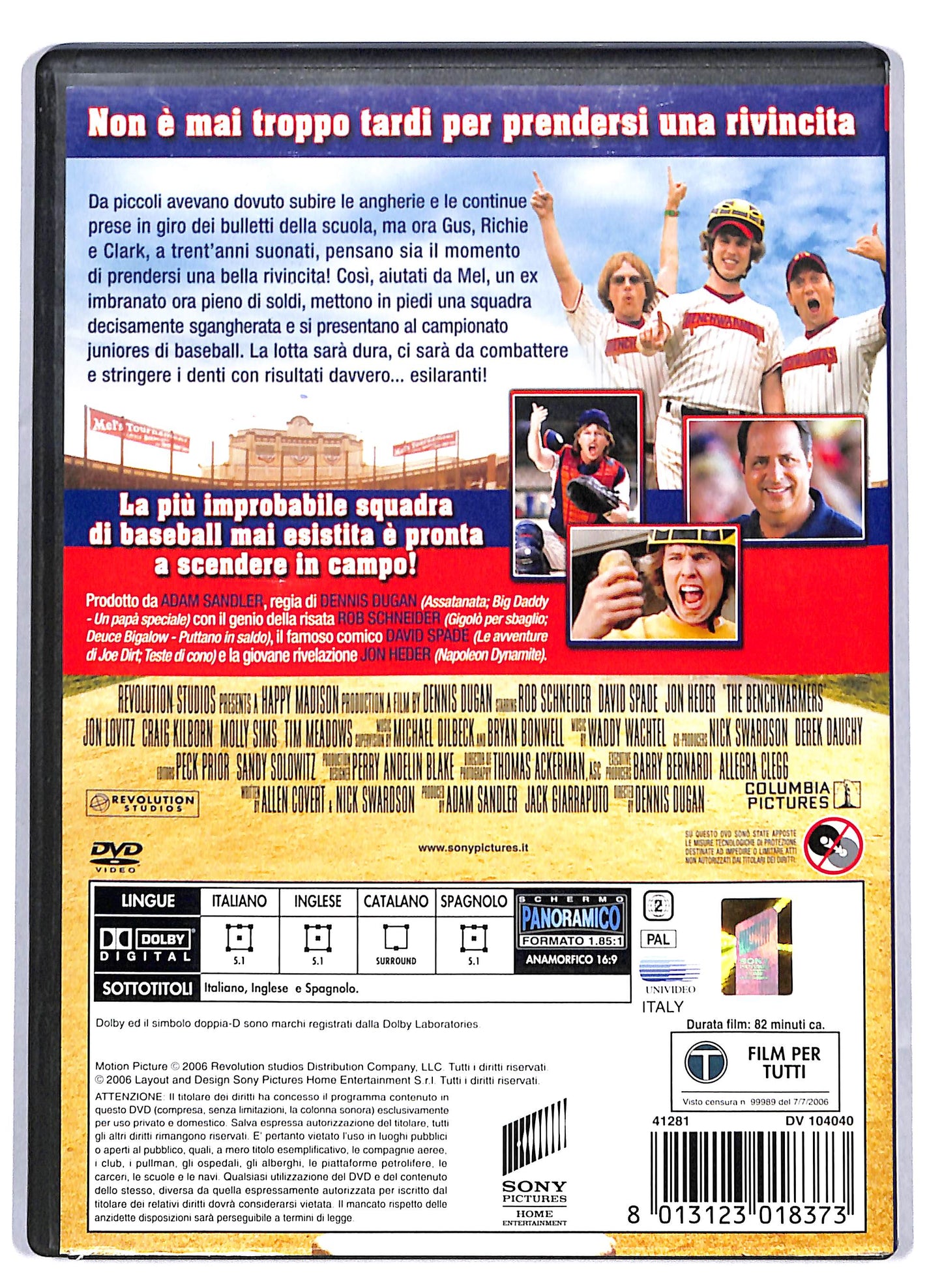 EBOND Gli scaldapanchina NOLEGGIO DVD D809936