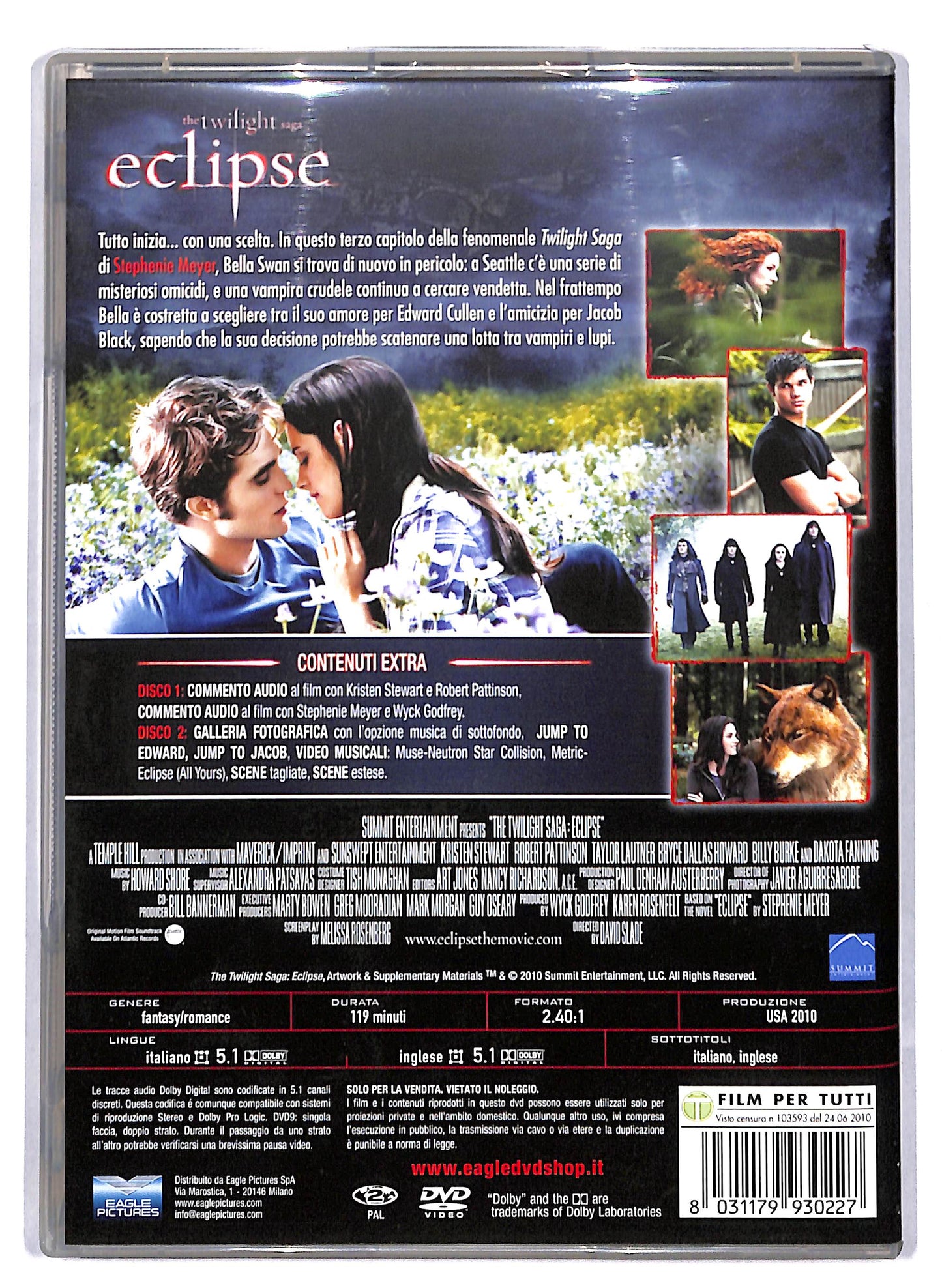 EBOND The Twilight Saga - Eclipse Special Edition 2 dischi DVD D810027
