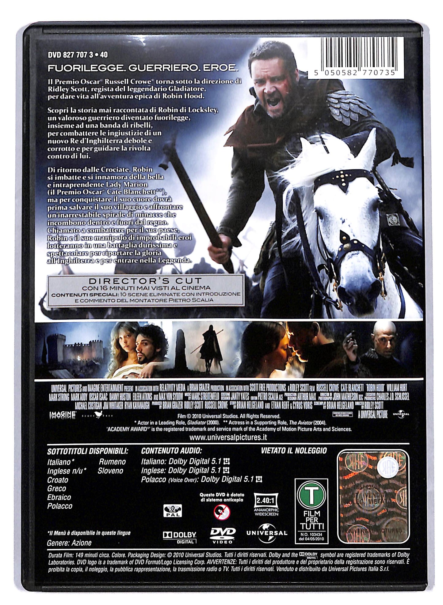 EBOND Robin Hood  Director's Cut  DVD D810035