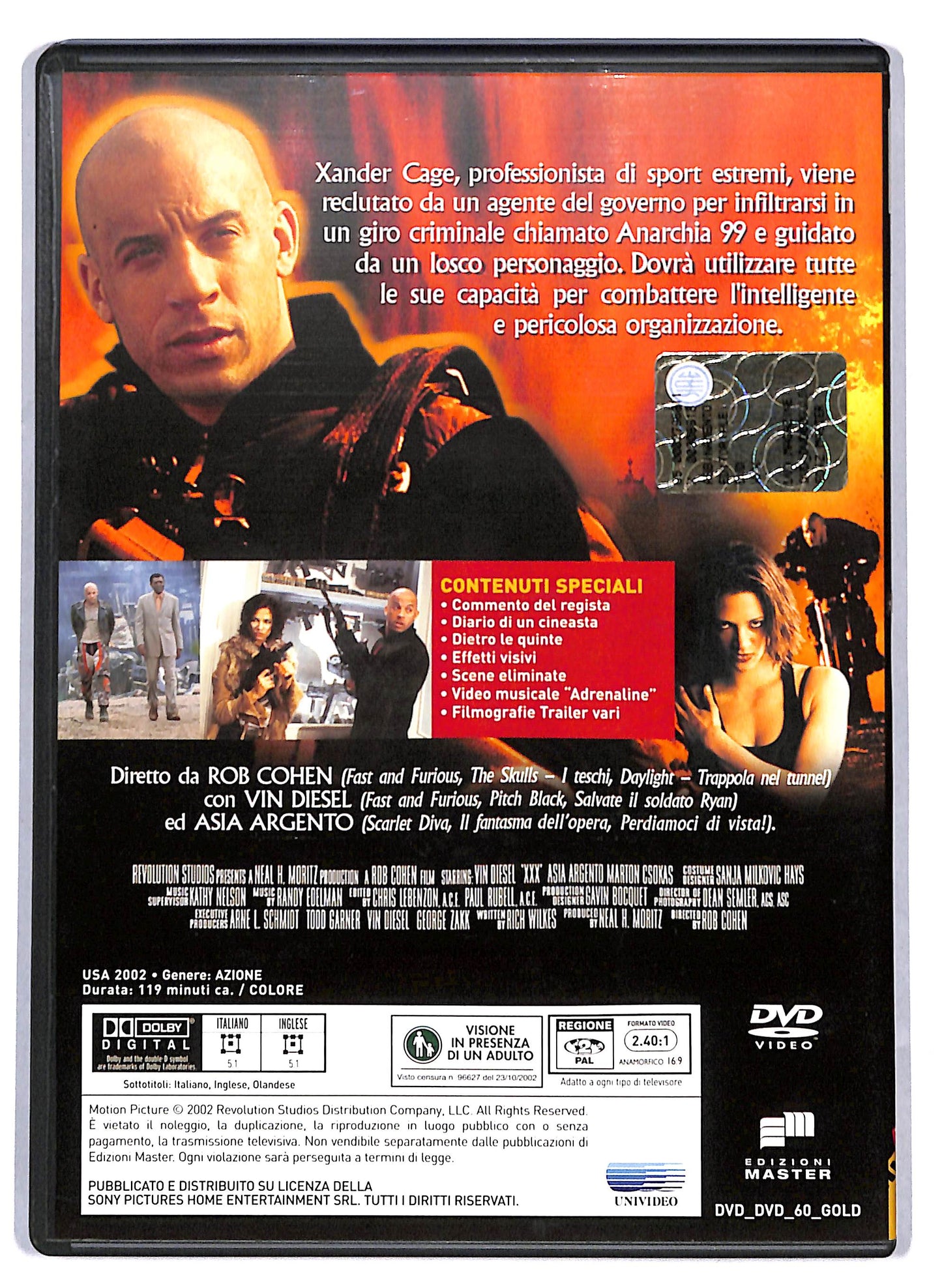 EBOND xXx EDITORIALE DVD D810132