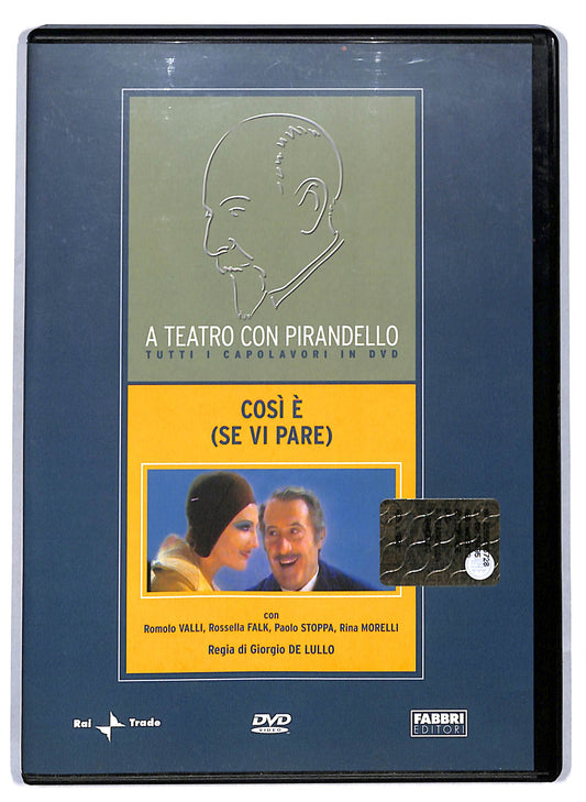 EBOND A teatro con Pirandello - Cosi e (Se vi pare) EDITORIALE DVD D810229