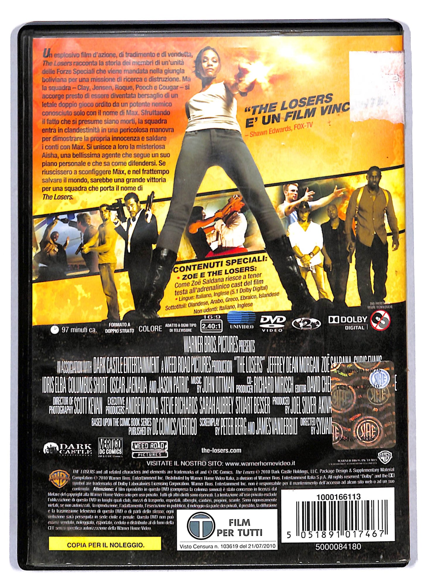 EBOND The Losers NOLEGGIO DVD D810233
