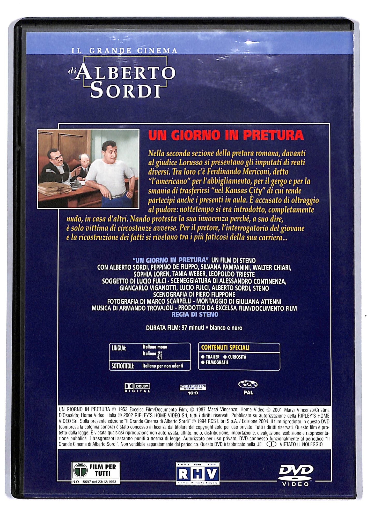 EBOND Un giorno in pretura EDITORIALE DVD D810319
