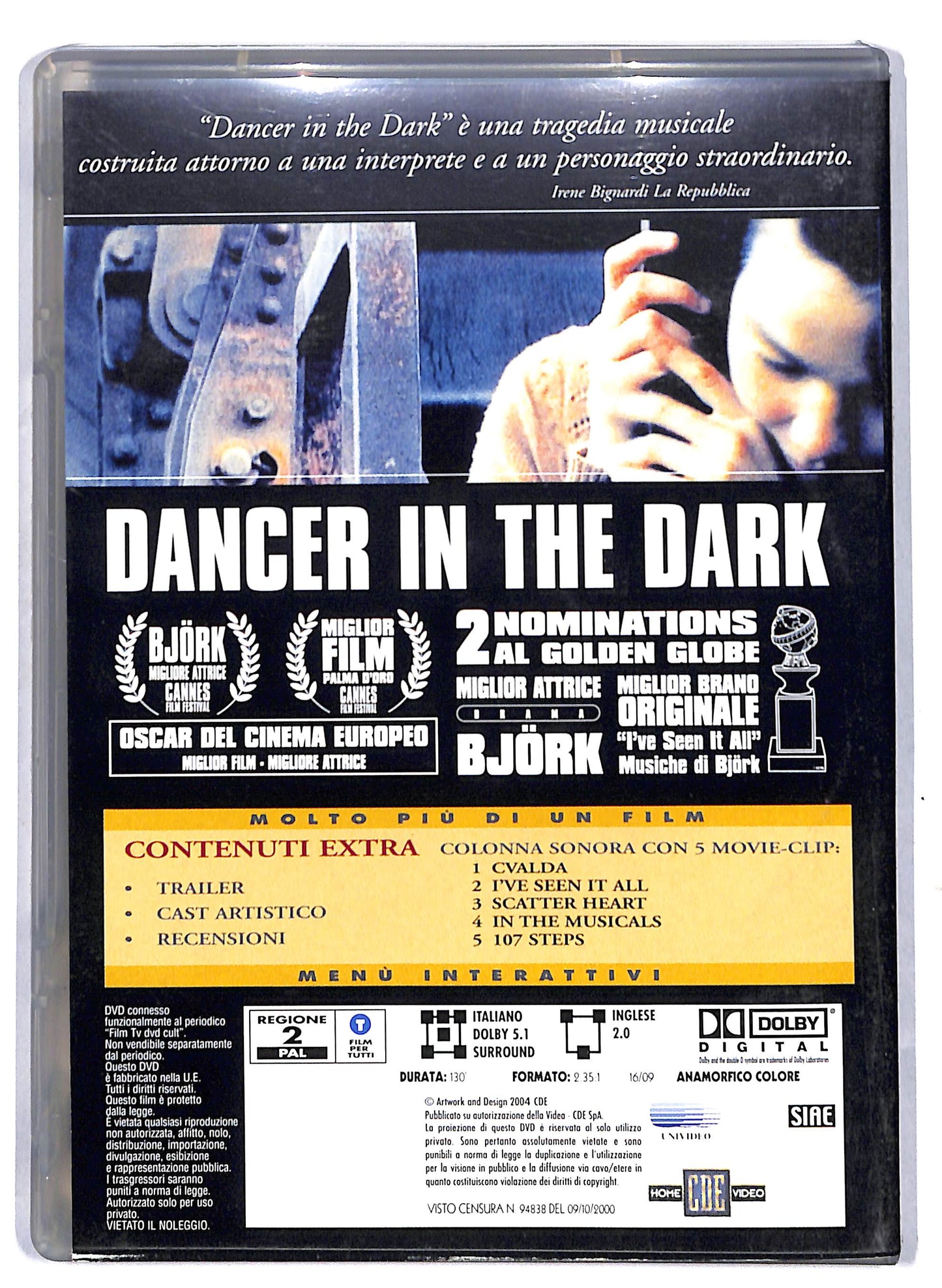 EBOND Dancer in the Dark EDITORIALE DVD D810323
