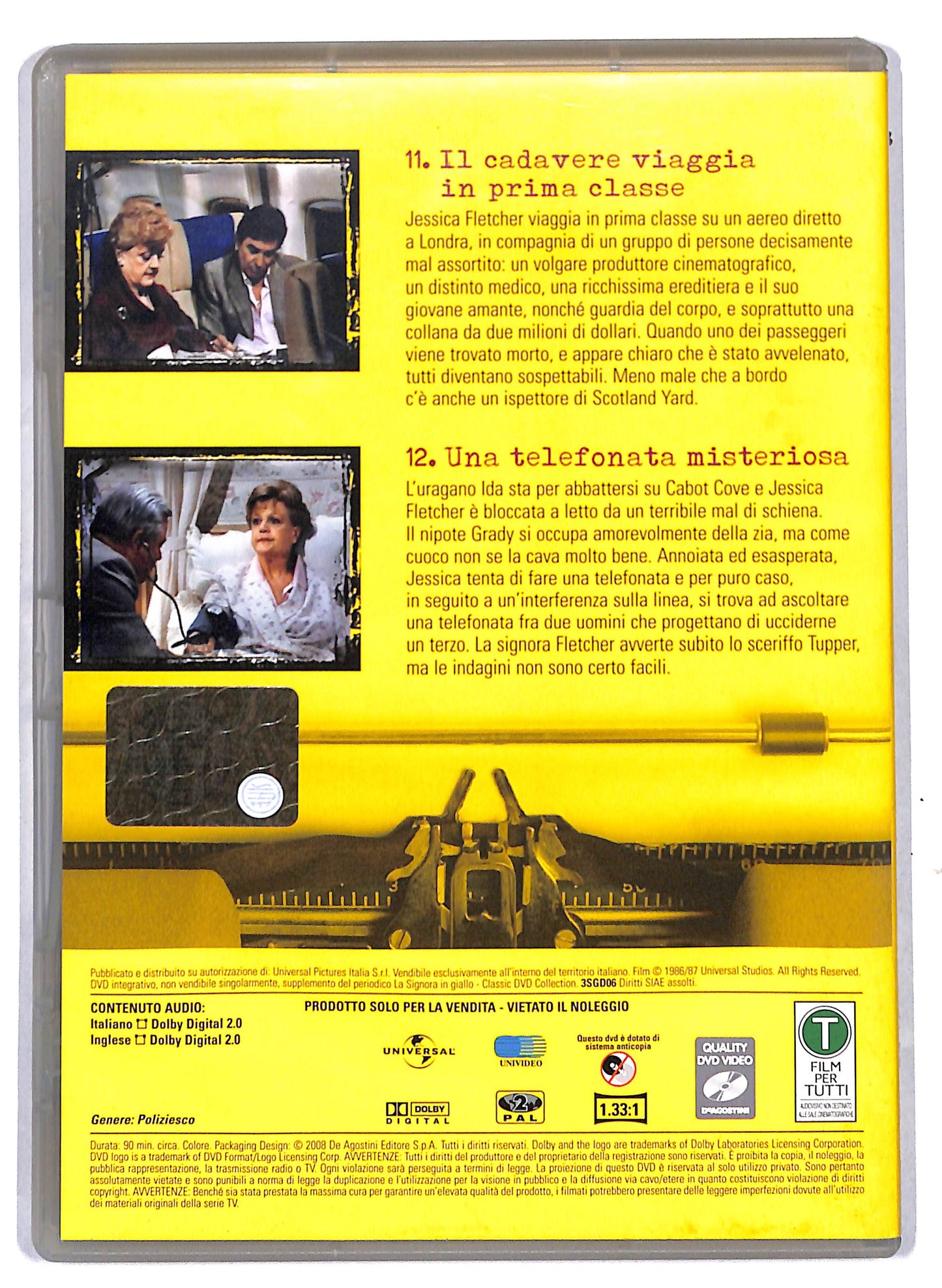 EBOND La signora in giallo stagione 3 episodi 11 - 12 EDITORIALE DVD D810331