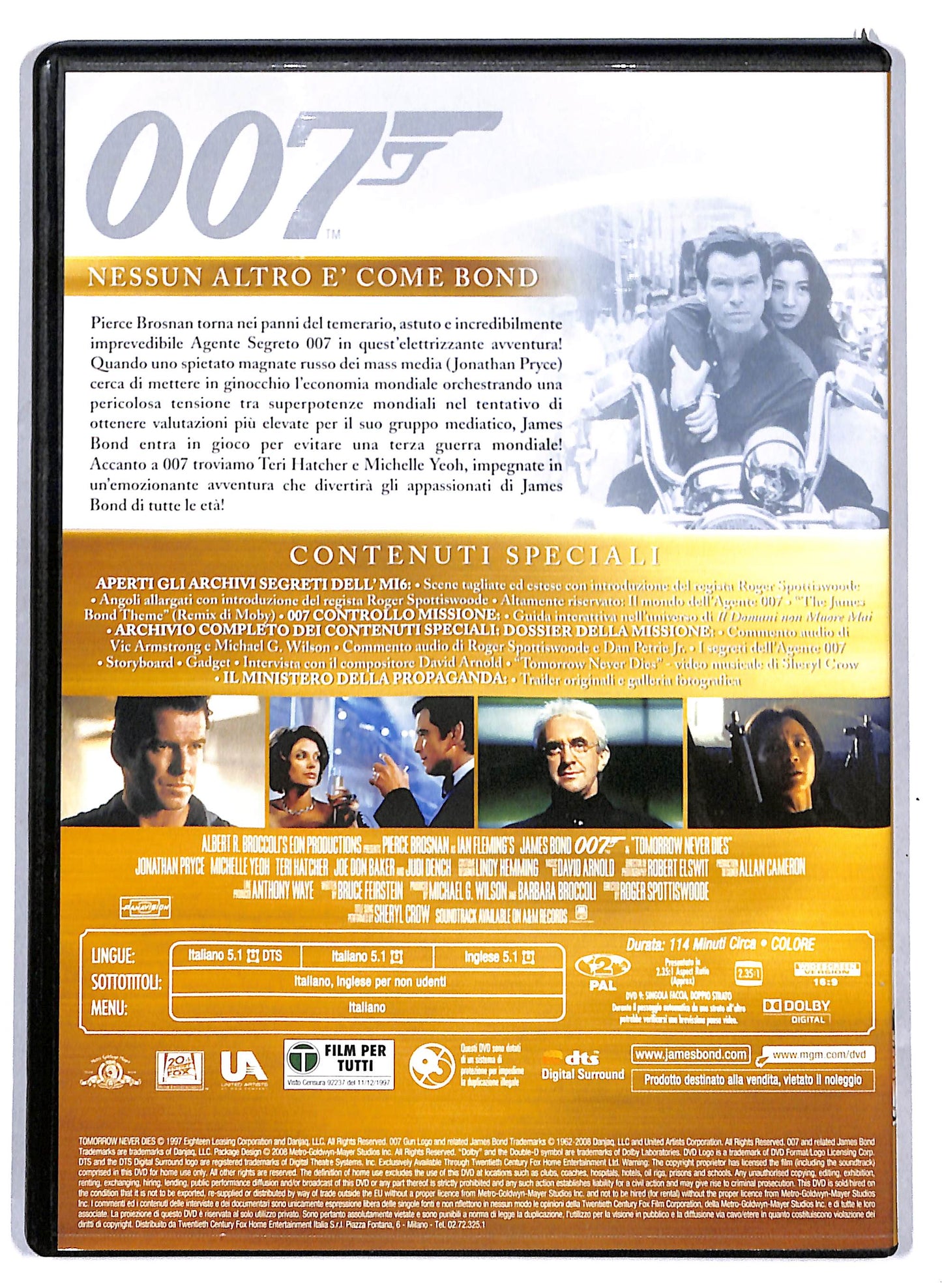 EBOND Il domani non muore mai EDITORIALE DVD D810337