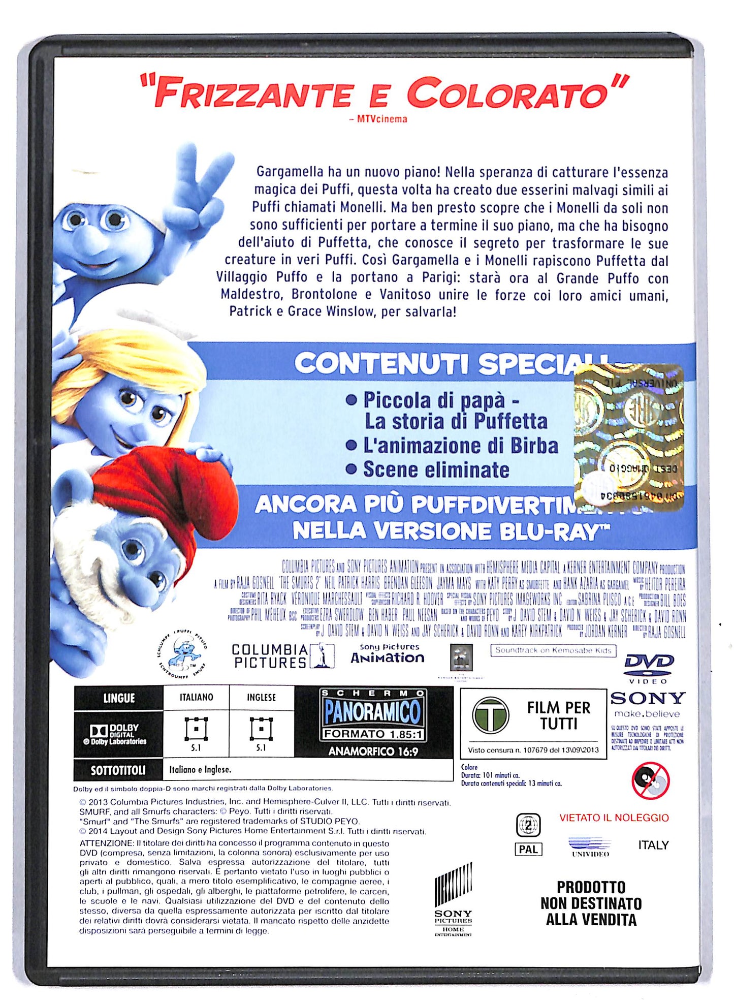 EBOND I Puffi 2 EDITORIALE DVD D810347