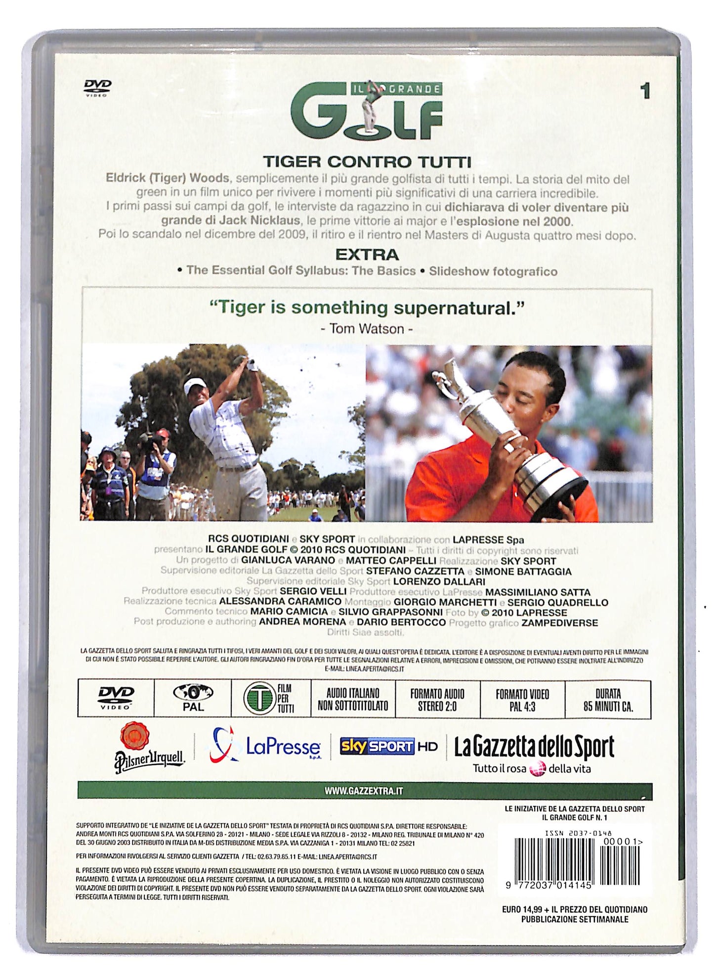 EBOND Il grande golf volume 1 - Tiger contro tutti EDITORIALE DVD D810356