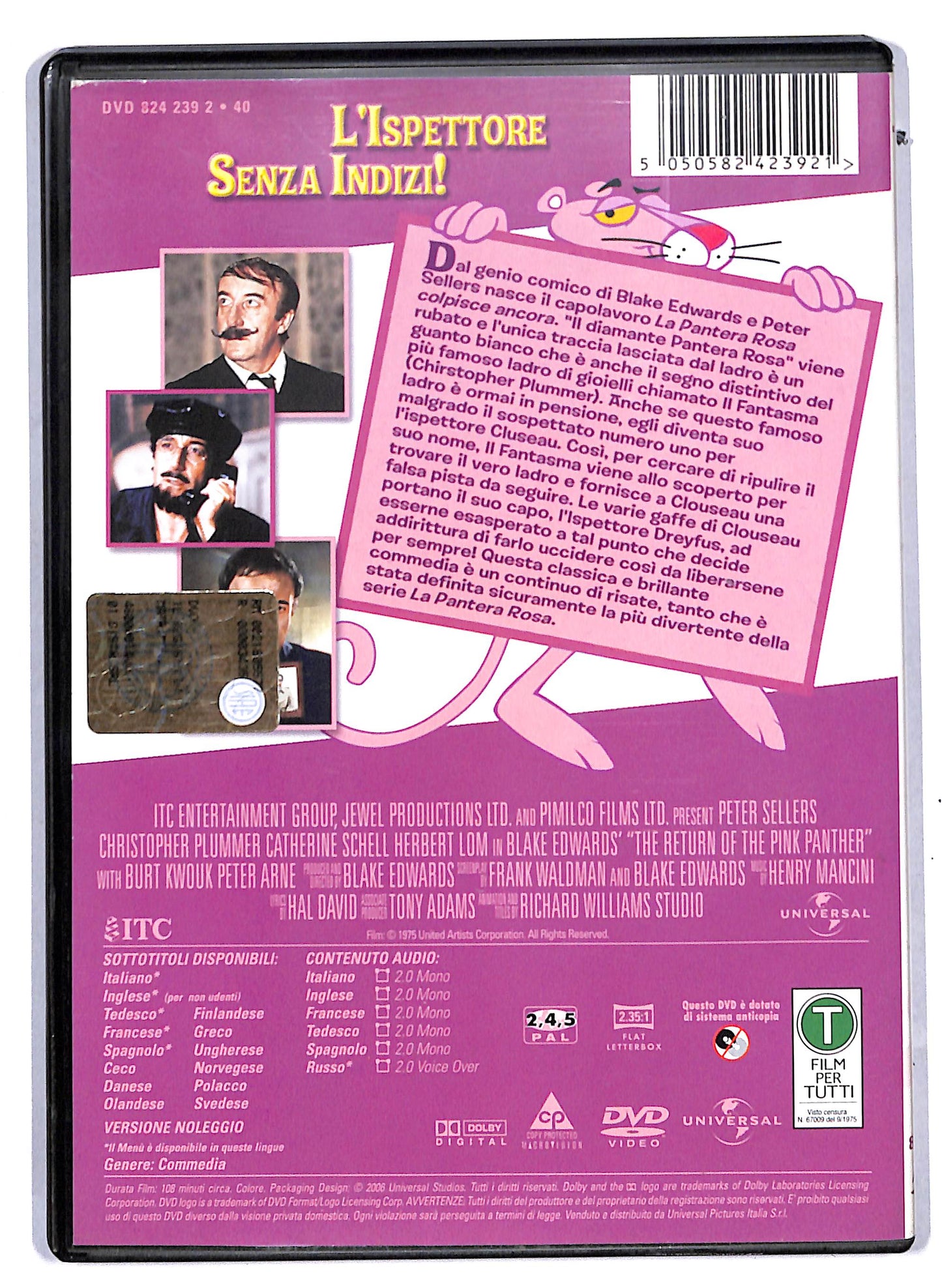 EBOND La Pantera Rosa colpisce ancora NOLEGGIO DVD D810401