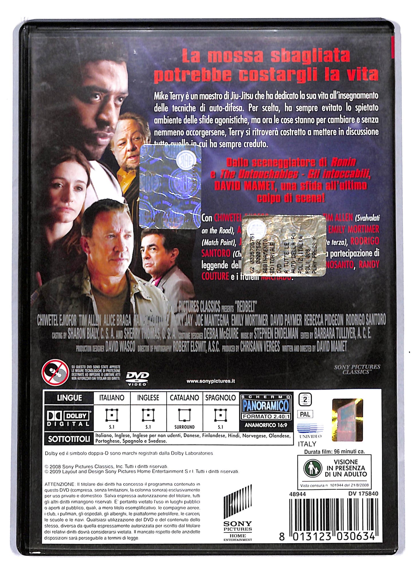 EBOND Redbelt NOLEGGIO DVD D810402