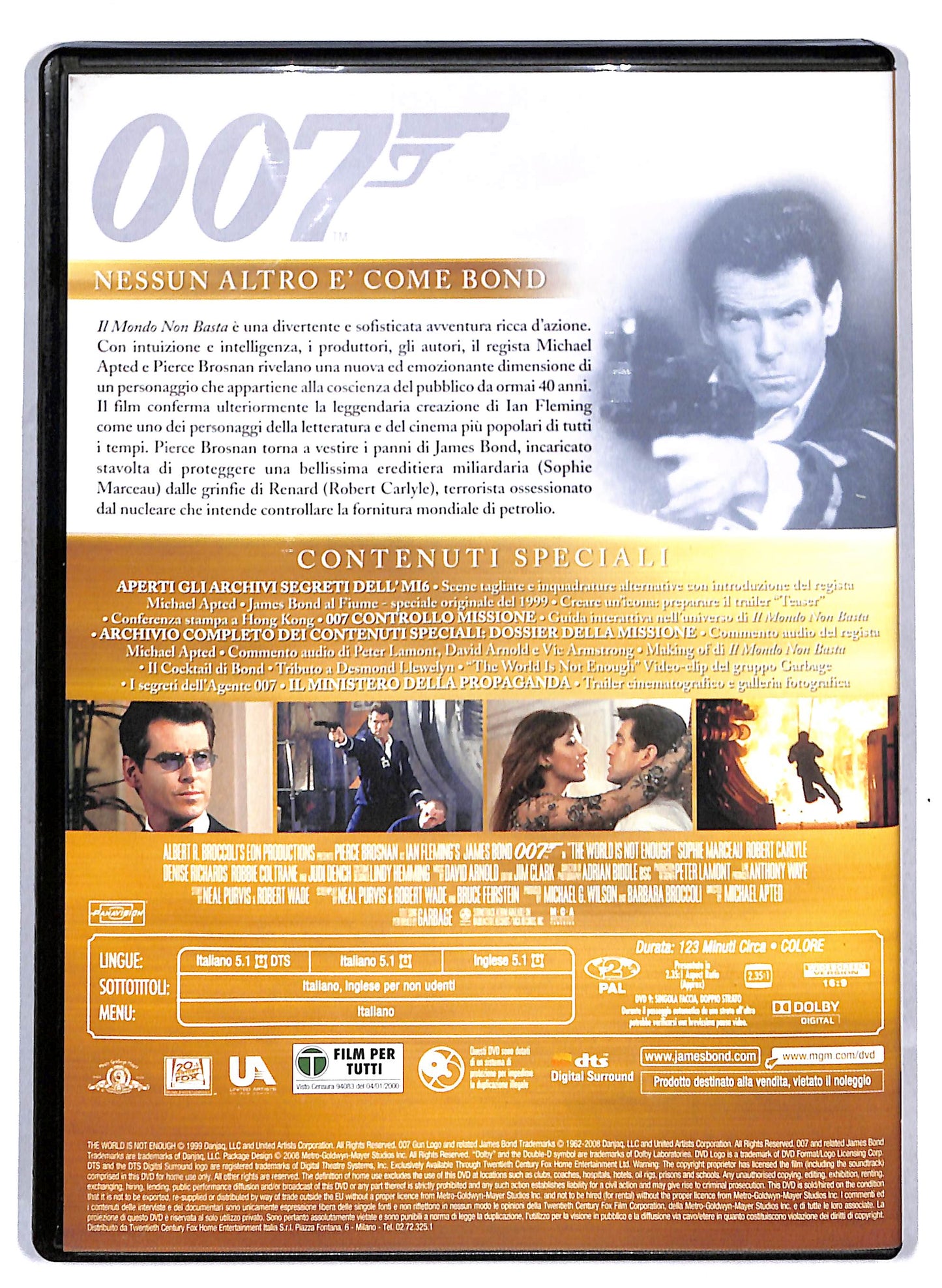 EBOND 007 - Il mondo non basta Ultimate Edition 2 dischi EDITORIALE DVD D810420