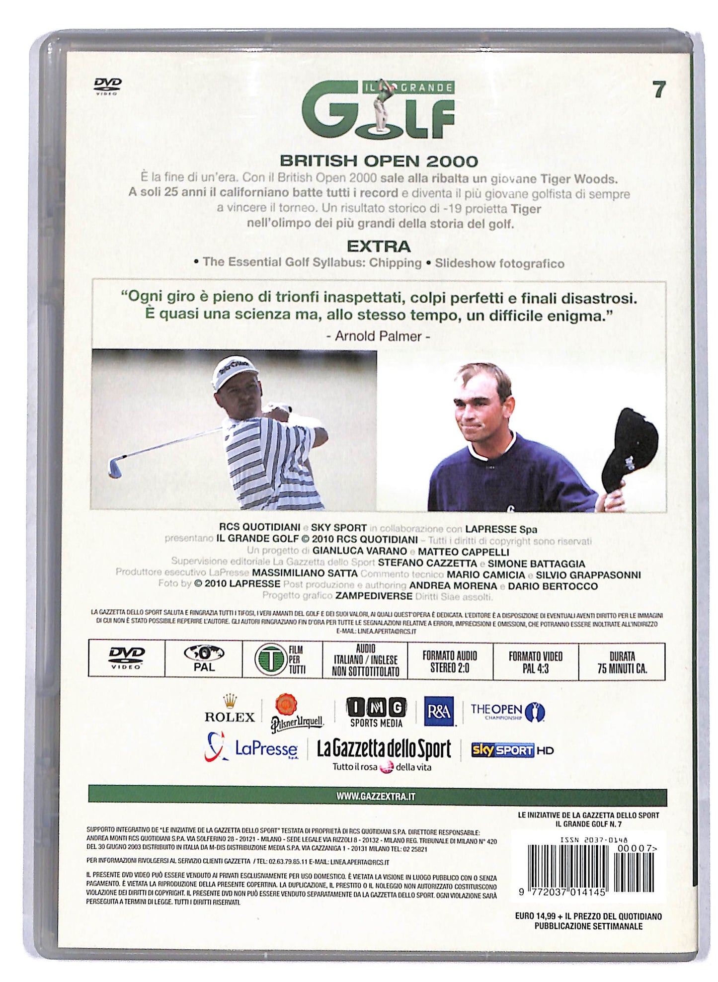 EBOND Il Grande Golf  - British open 2000 vol.7 EDITORIALE DVD D810449