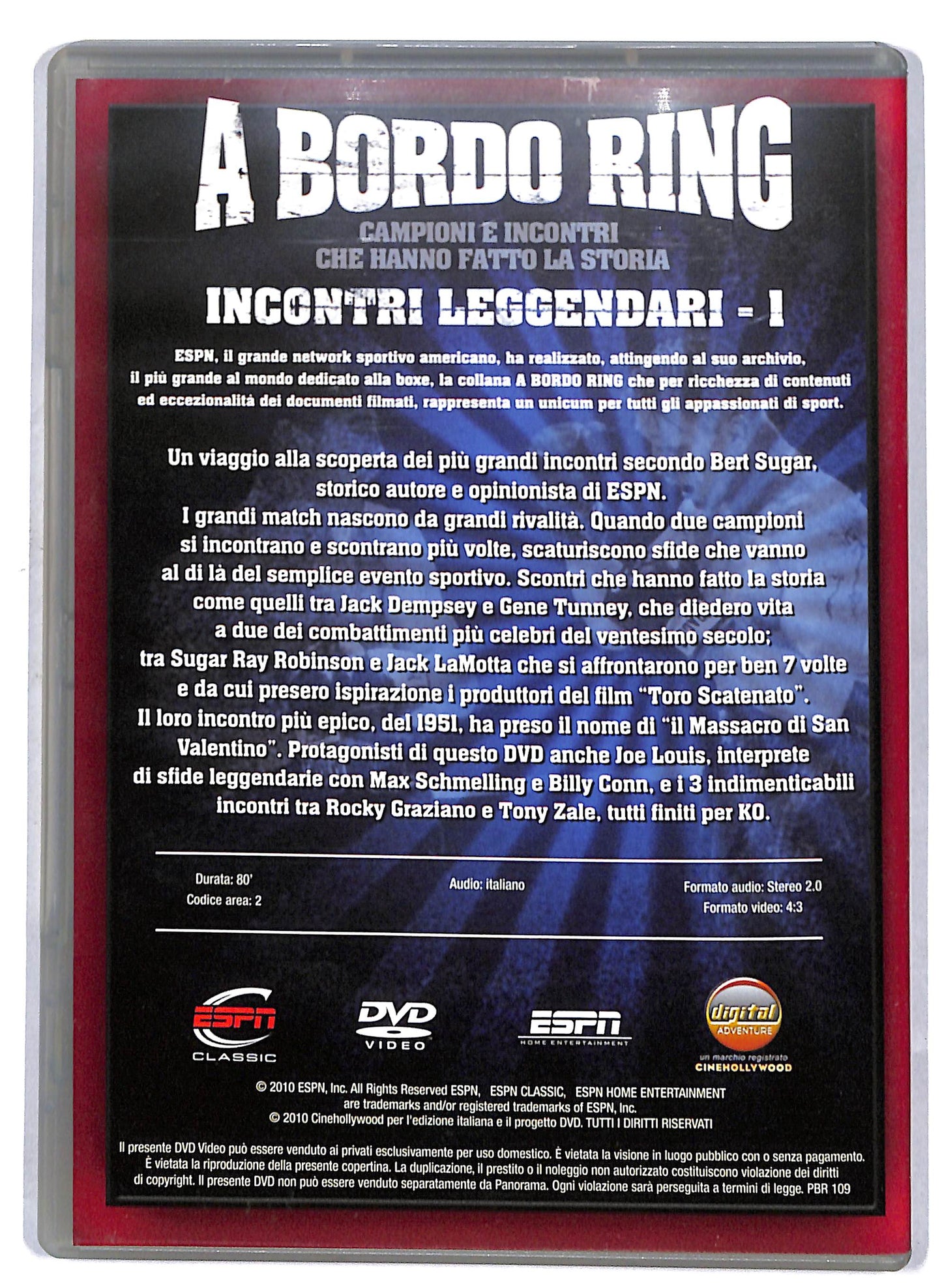 EBOND A bordo ring - Incontri Leggendari Parte 1 EDITORIALE DVD D810737