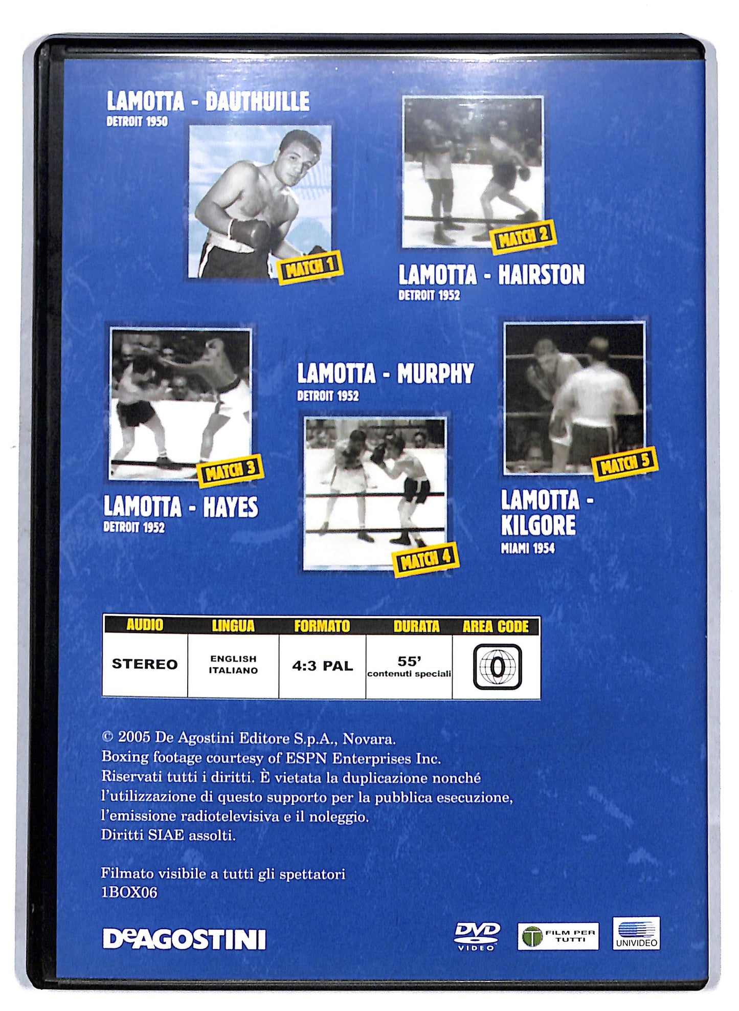 EBOND Boxe la leggenda del ring Jake Lamotta EDITORIALE DVD D810751