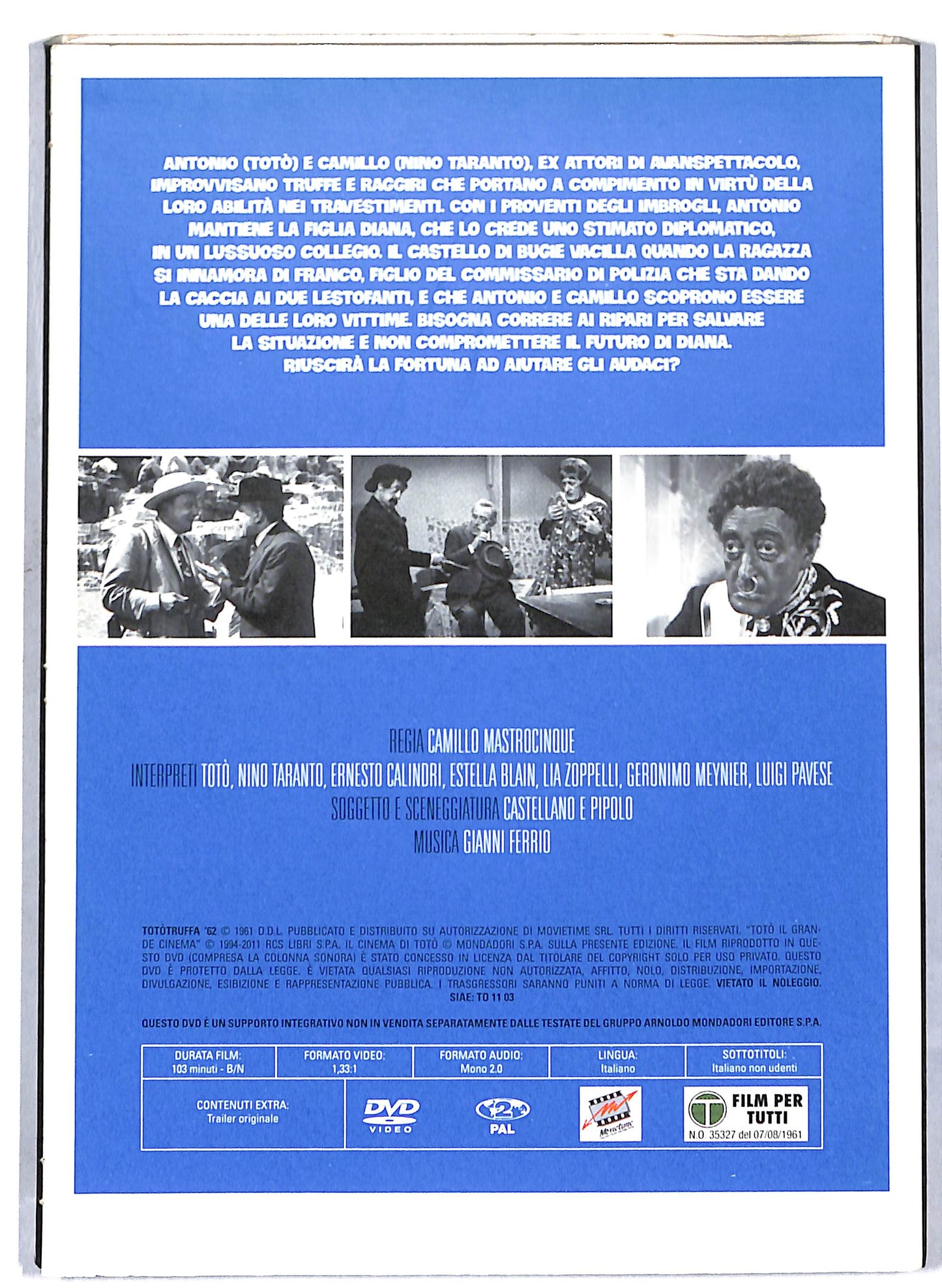 EBOND Tototruffa '62 EDITORIALE DVD D810764