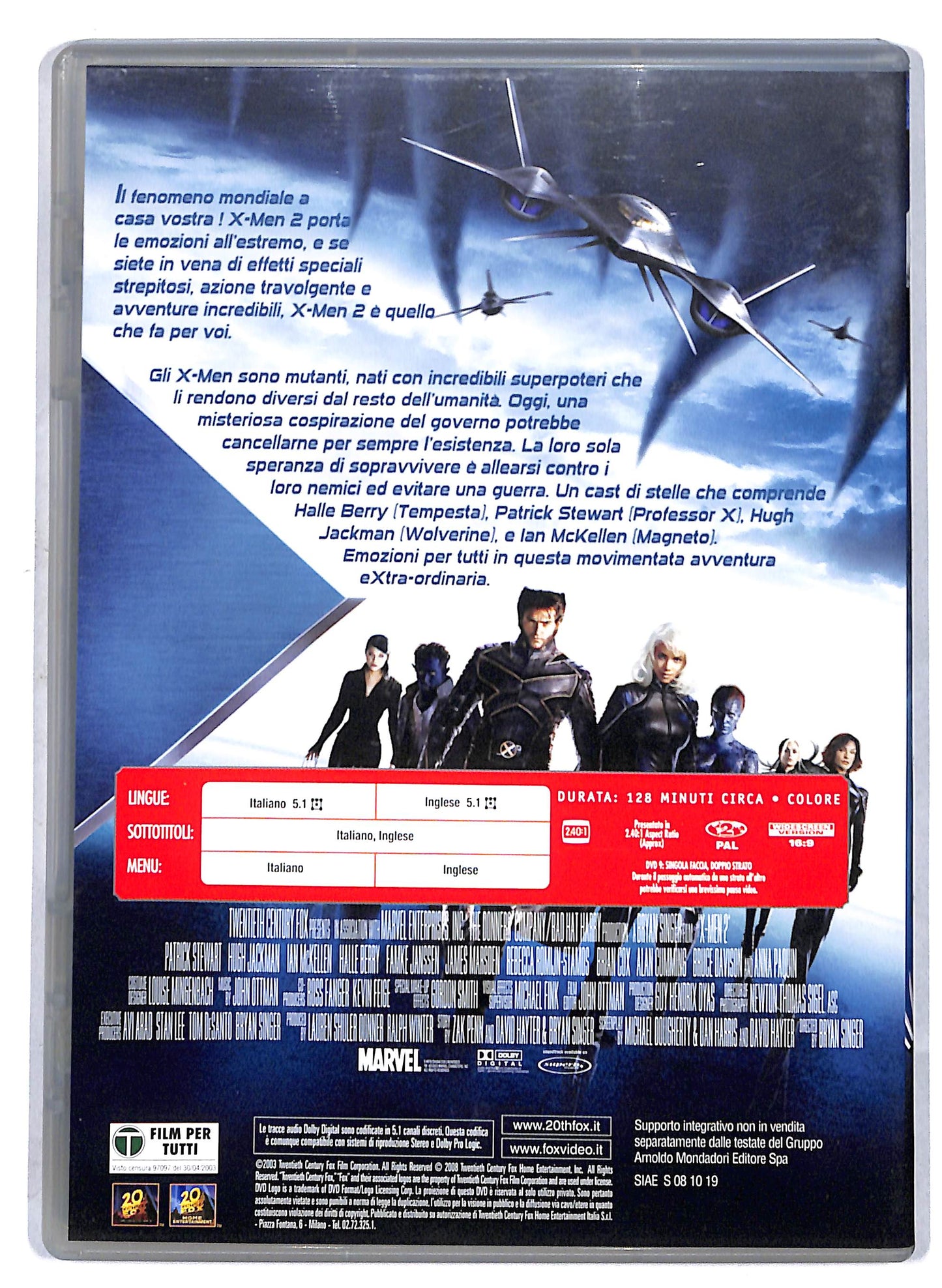 EBOND X- Men 2 EDITORIALE DVD D811032