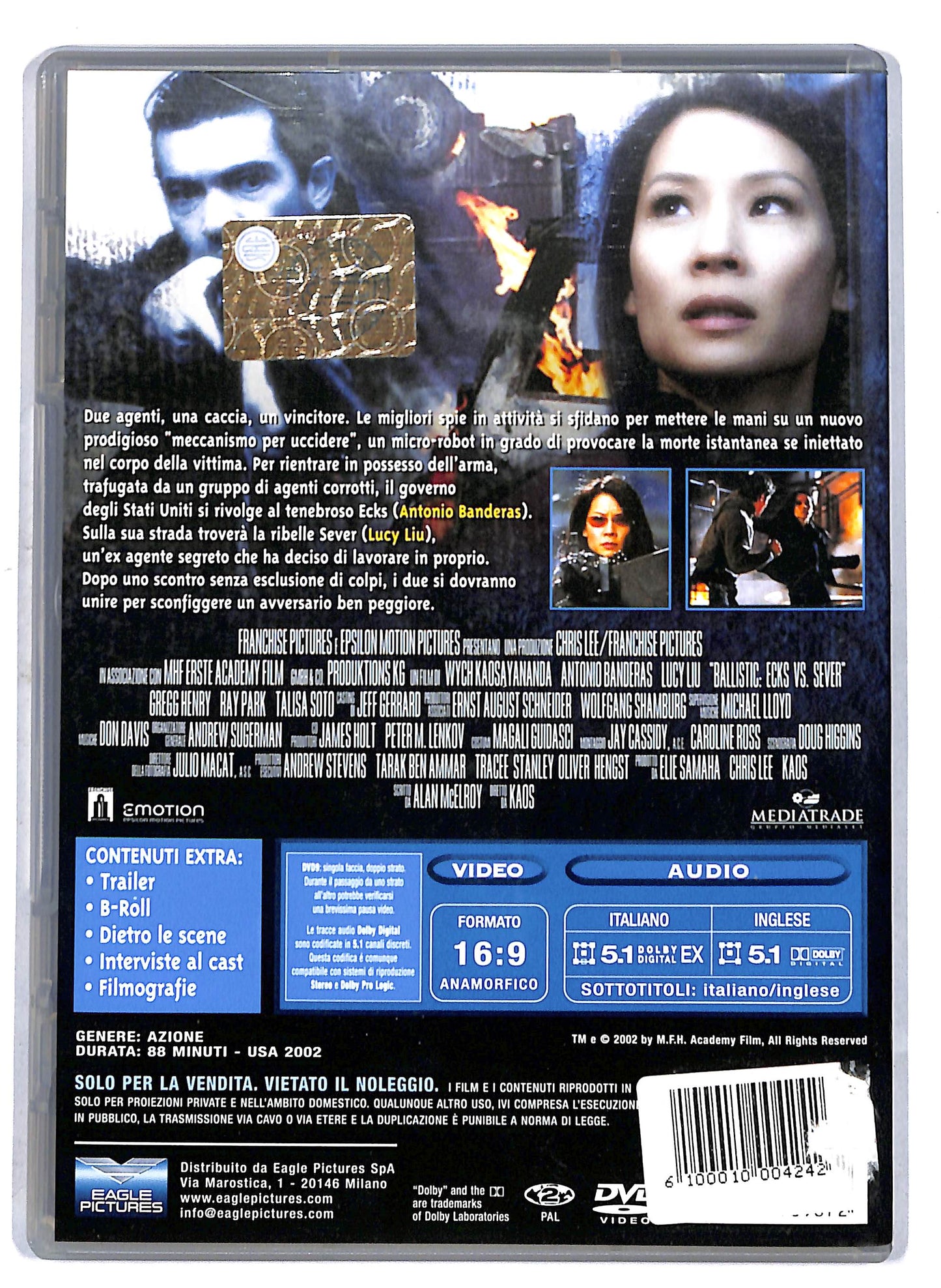 EBOND Ballistic DVD D811062