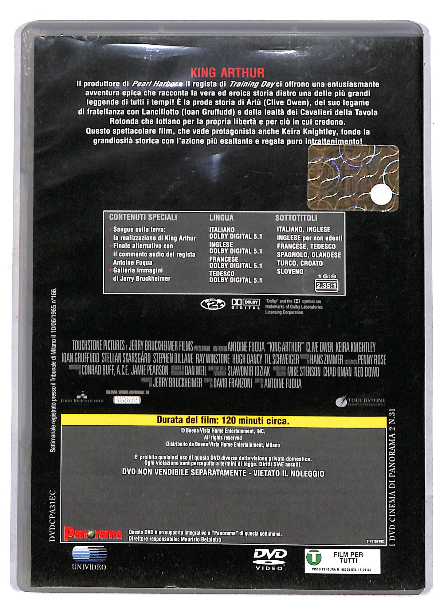 EBOND King Arthur EDITORIALE DVD D811158