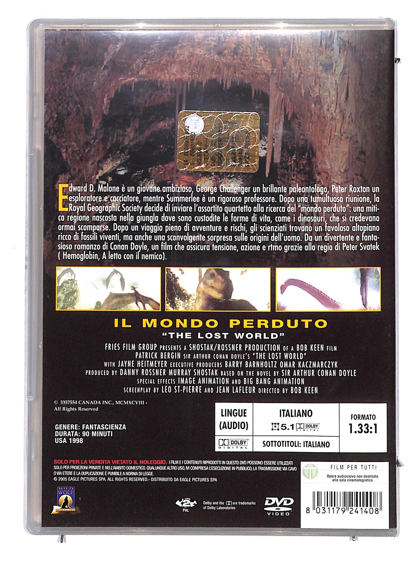 EBOND Il mondo perduto - Slimcase DVD D811162