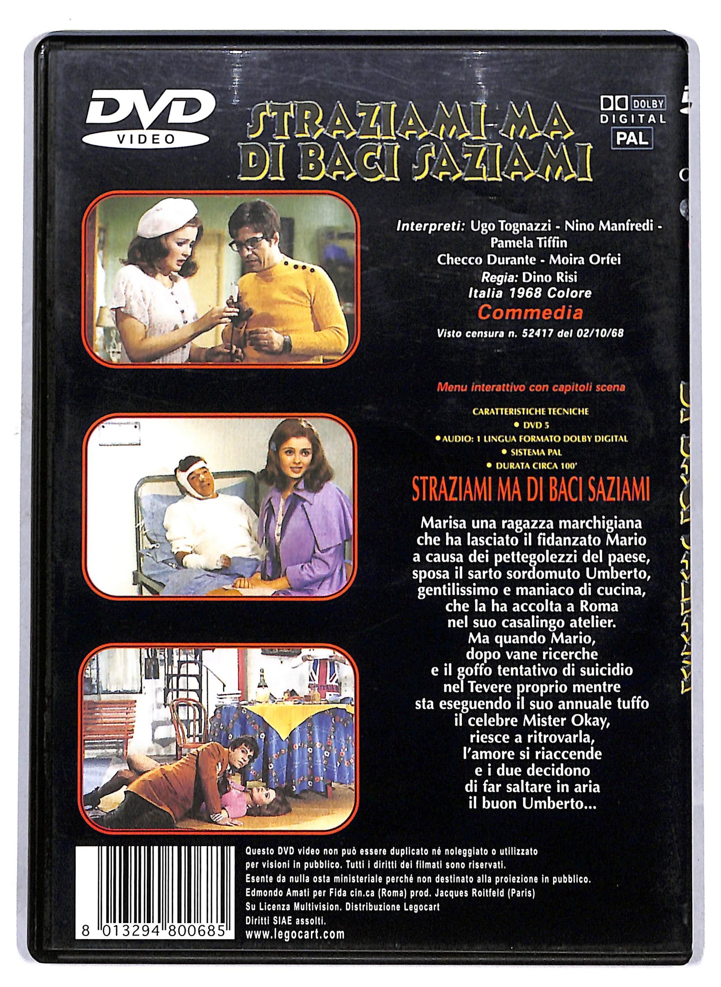 EBOND Straziami ma di baci saziami DVD D811248