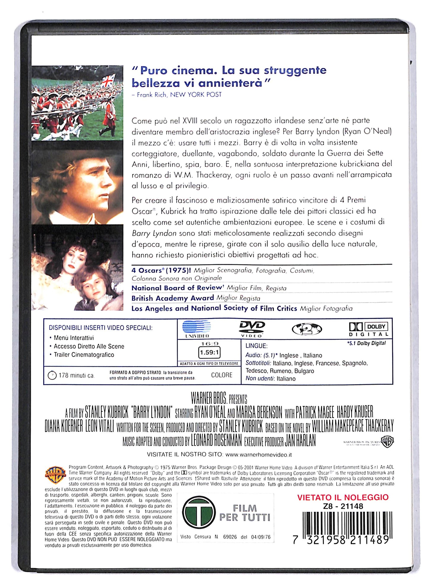 EBOND Barry Lyndon  DVD D811251