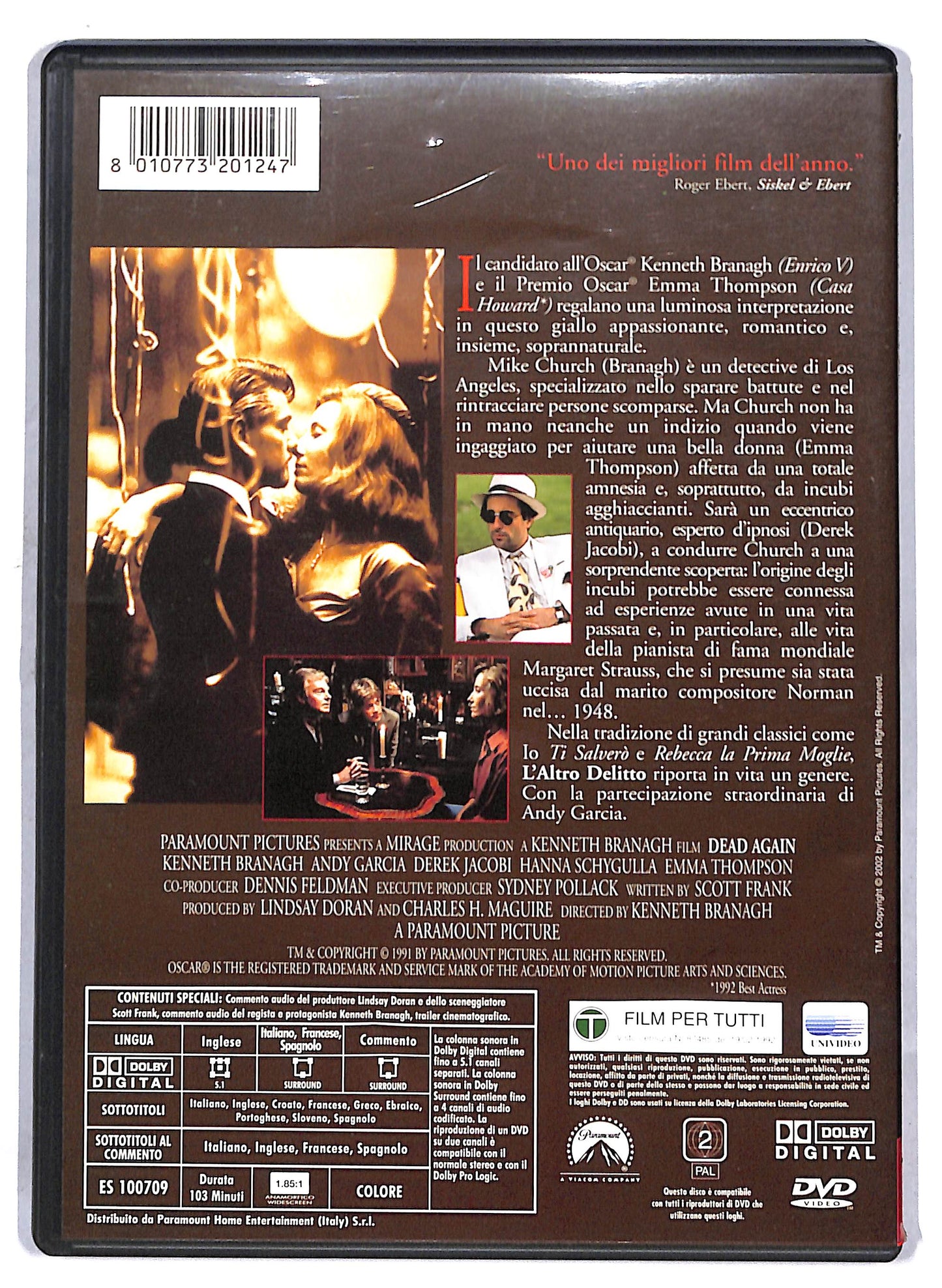 EBOND L'altro Delitto DVD D811257