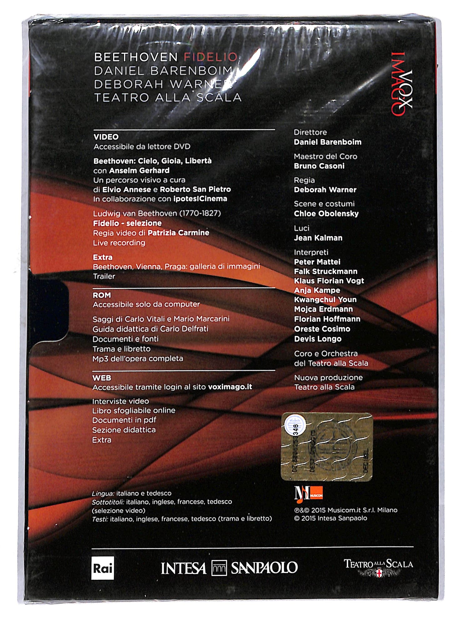 EBOND Beethoven - Fidelio DIGIPACK EDITORIALE DVD D811303