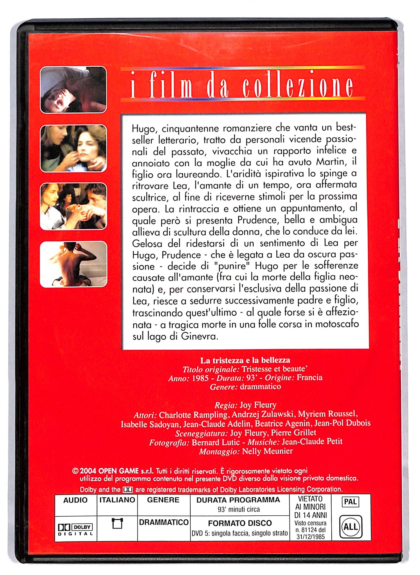 EBOND La Tristezza e la Bellezza EDITORIALE DVD D811357
