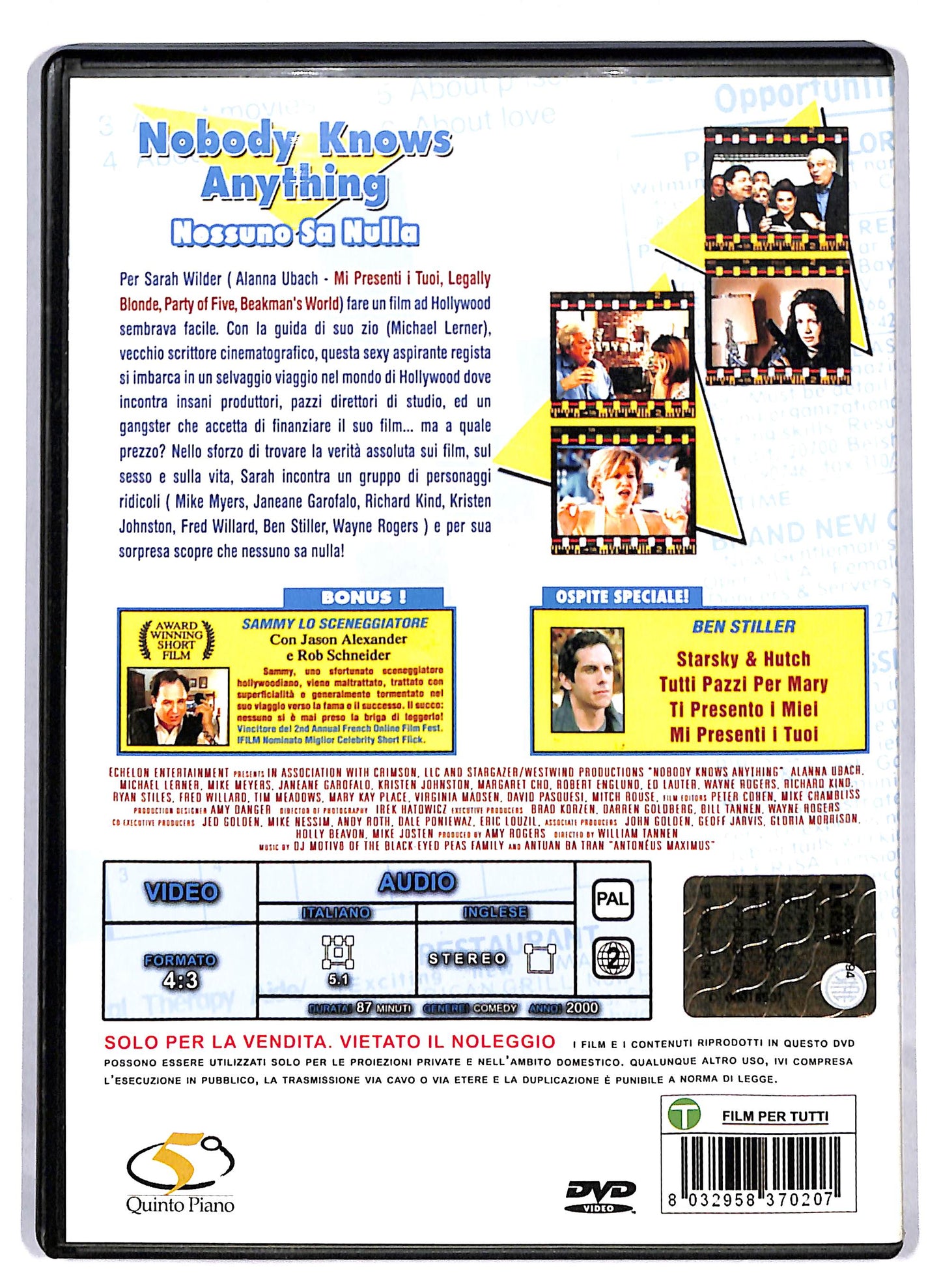 EBOND Nobody Knows Anything  DVD D811402
