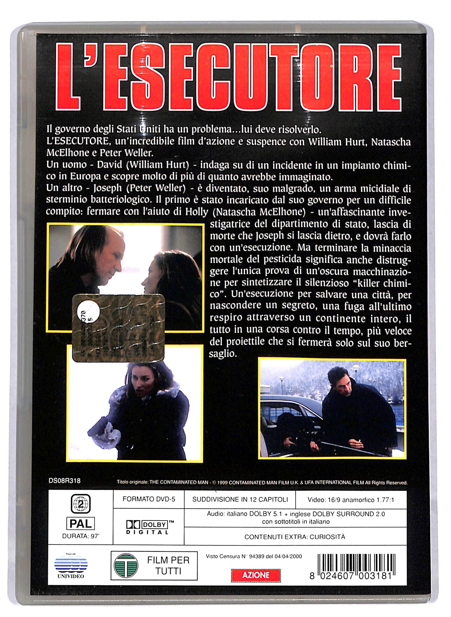 EBOND L' Esecutore - WIlliam Hurt DVD D811425