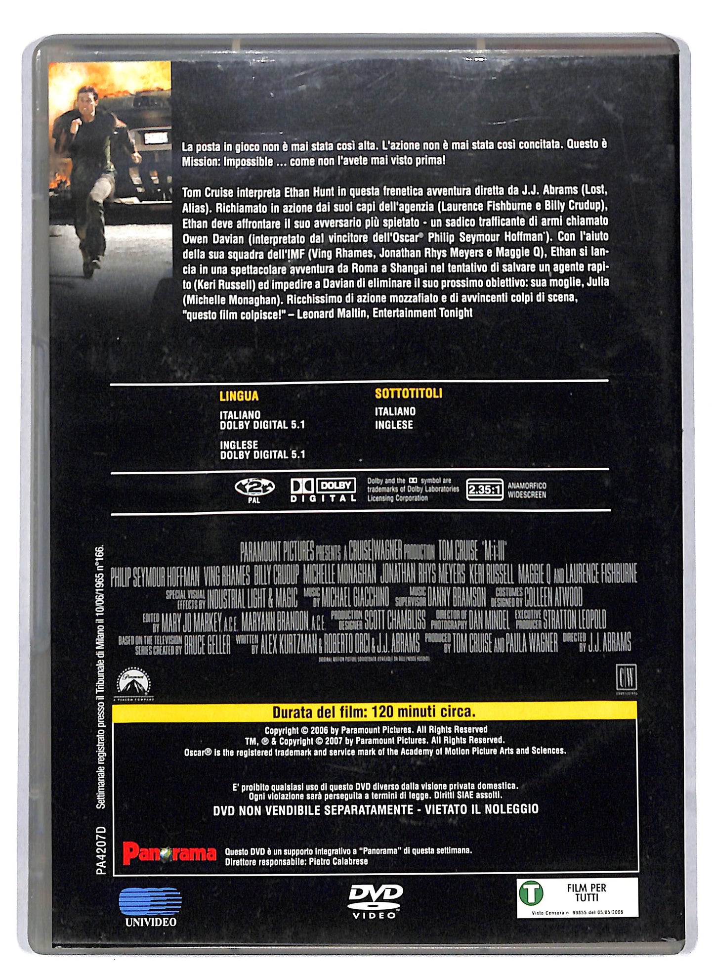 EBOND Mission: Impossible III EDITORIALE DVD D811714